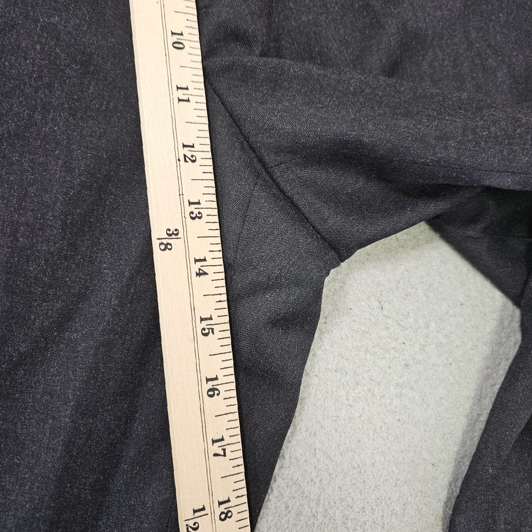 Brooks Brothers Brooks Dress Pants Mens 36x27 Gray Wool Stretch Flat Front Trousers Canada Business Formal Workwear Size US 36 / EU 52 - 4 Thumbnail