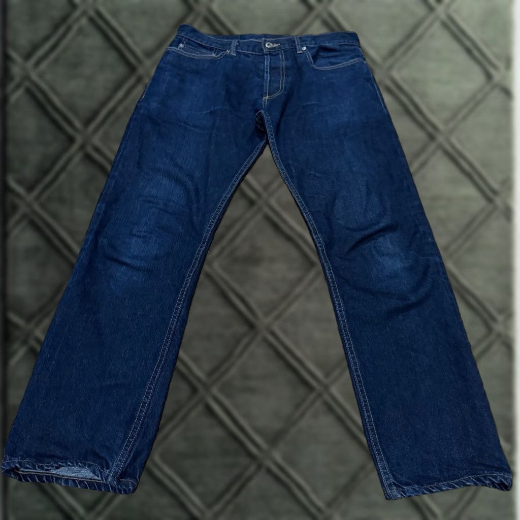 3sixteen VINTAGE 3sixteen ST-101X Indigo Selvedge Denim Shirt Jeans Slim 34 Mens 5-Pocket Design Blue Cotton Size US 34 / EU 50 - 1 Thumbnail