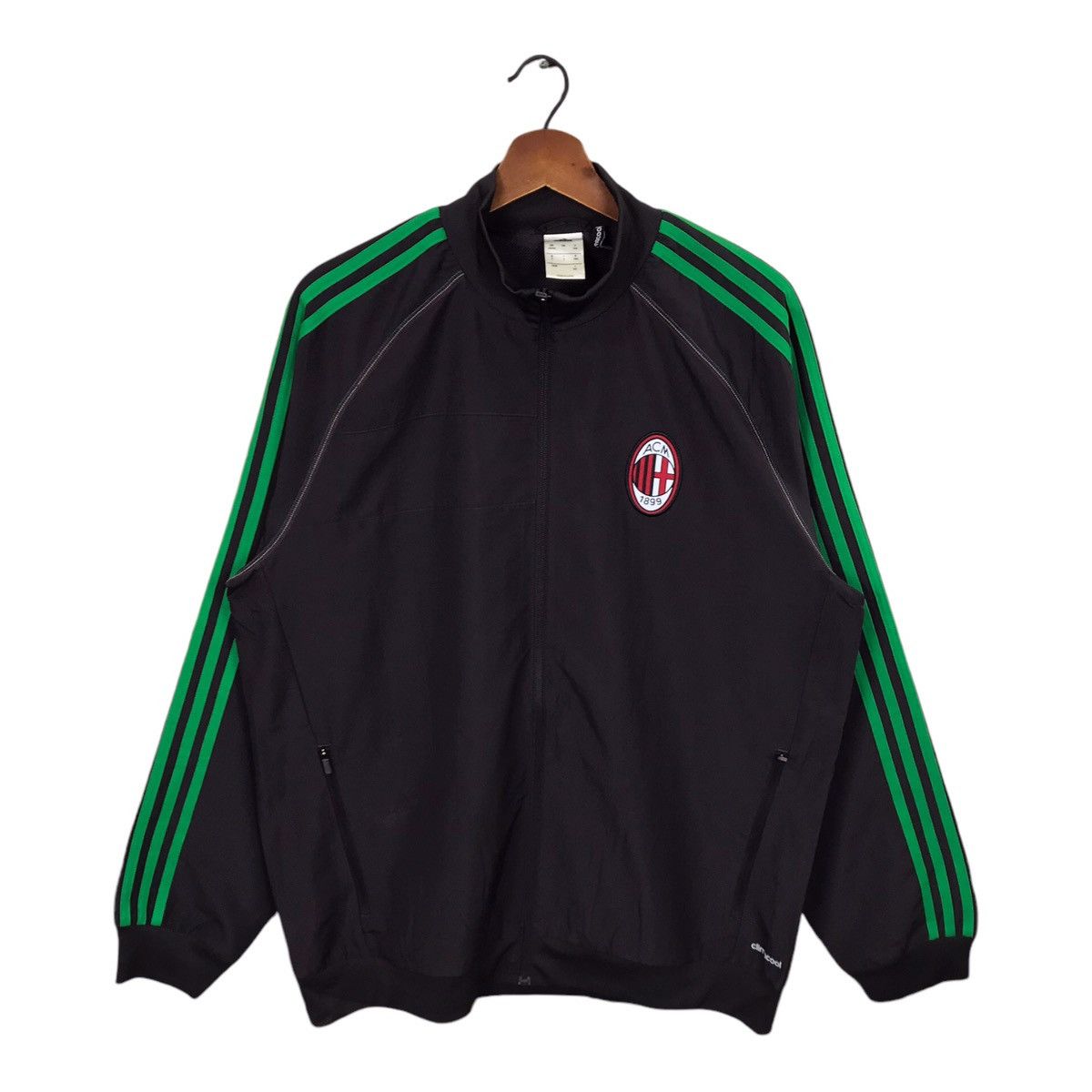 Adidas Vintage Adidas Ac Milan Track Top Jacket Size US L / EU 52-54 / 3 - 1 Thumbnail