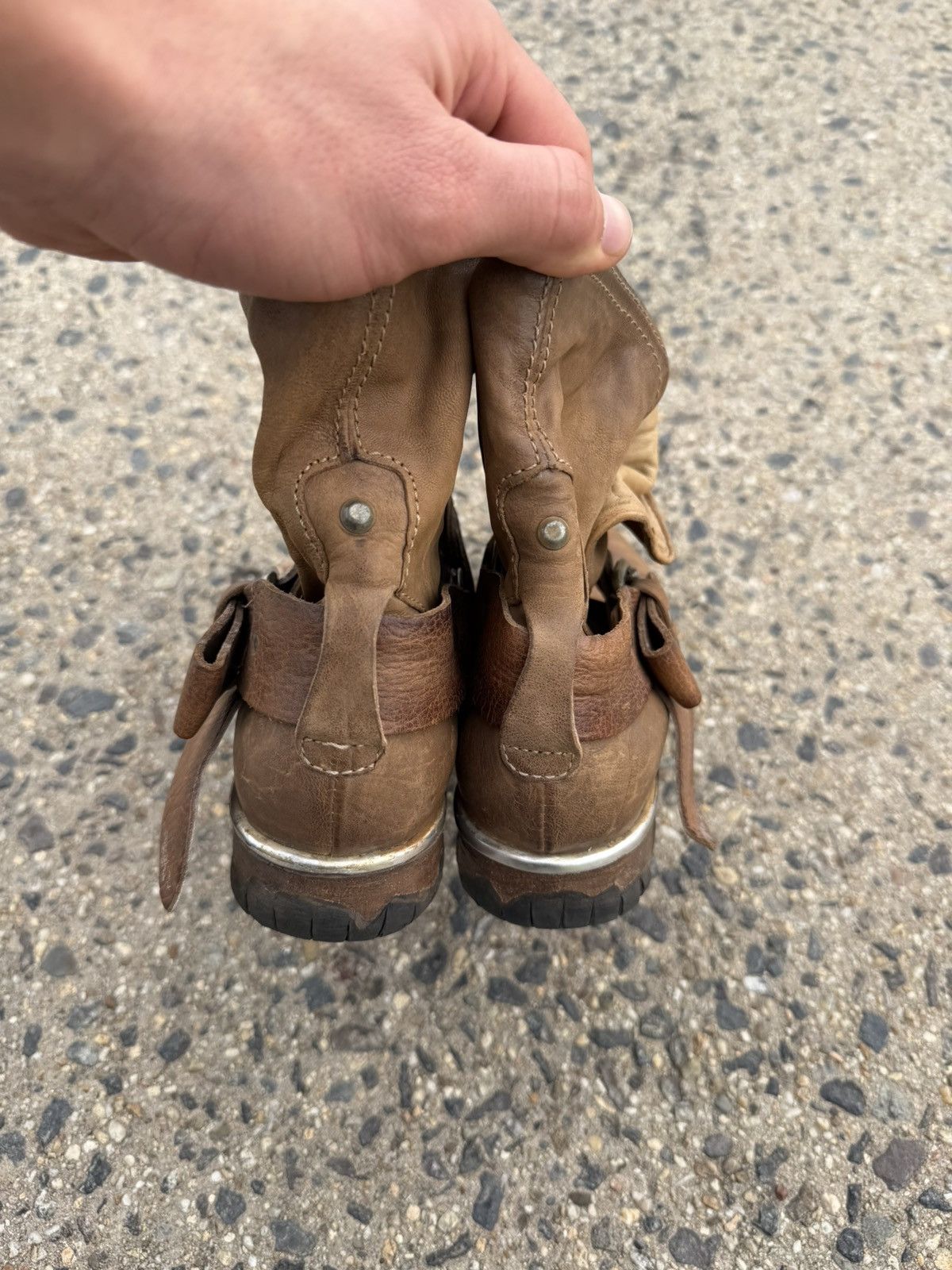 Avant-garde A.S.98 Meatl Leather Boots