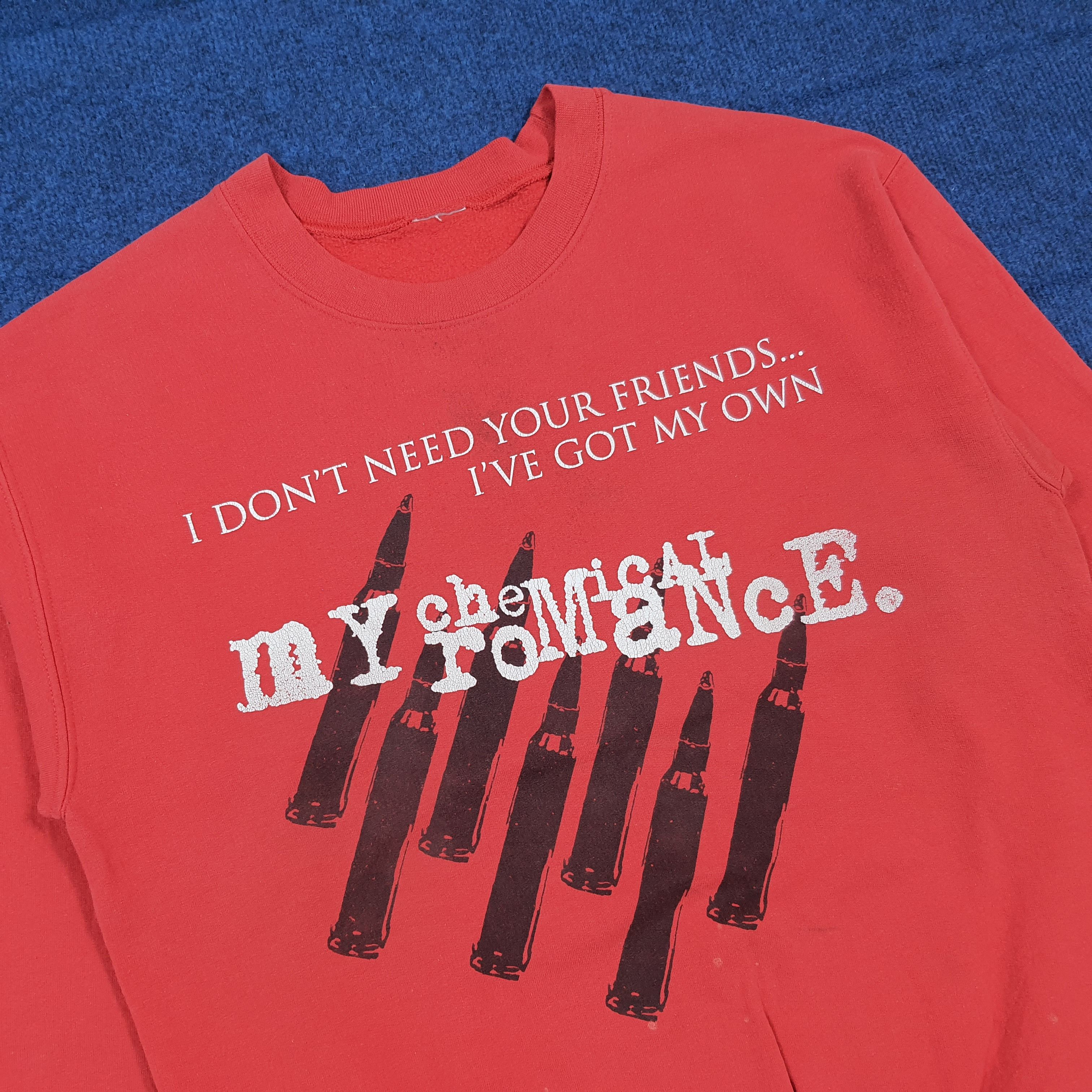 Band Tees Vintage My Chemical Romance Sweatshirt MCR Merch Y2K C292N24 Size US M / EU 48-50 / 2 - 2 Thumbnail
