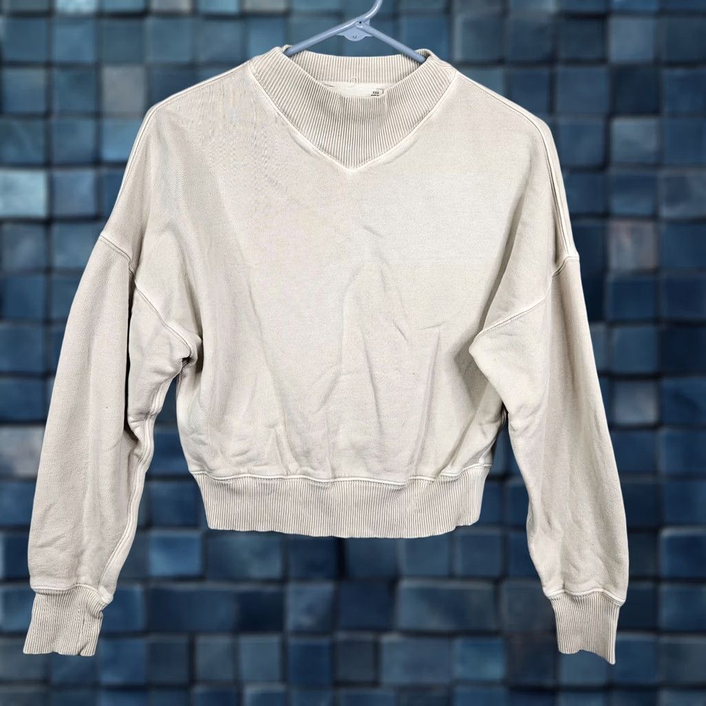 Vintage Wilfred Free Crew Neck Pull-over Light Gray sweatshirt Women's Sz XXS Size XXS / US 00 / IT 34 - 1 Thumbnail