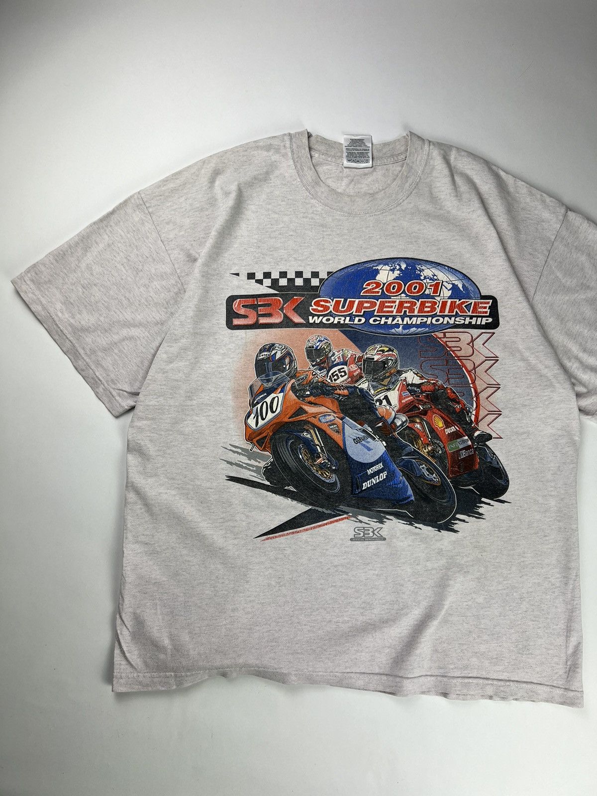 Ducati × Vintage Vintage Superbike World Championship 2001 Ducati T-shirt Size US XL / EU 56 / 4 - 4 Thumbnail