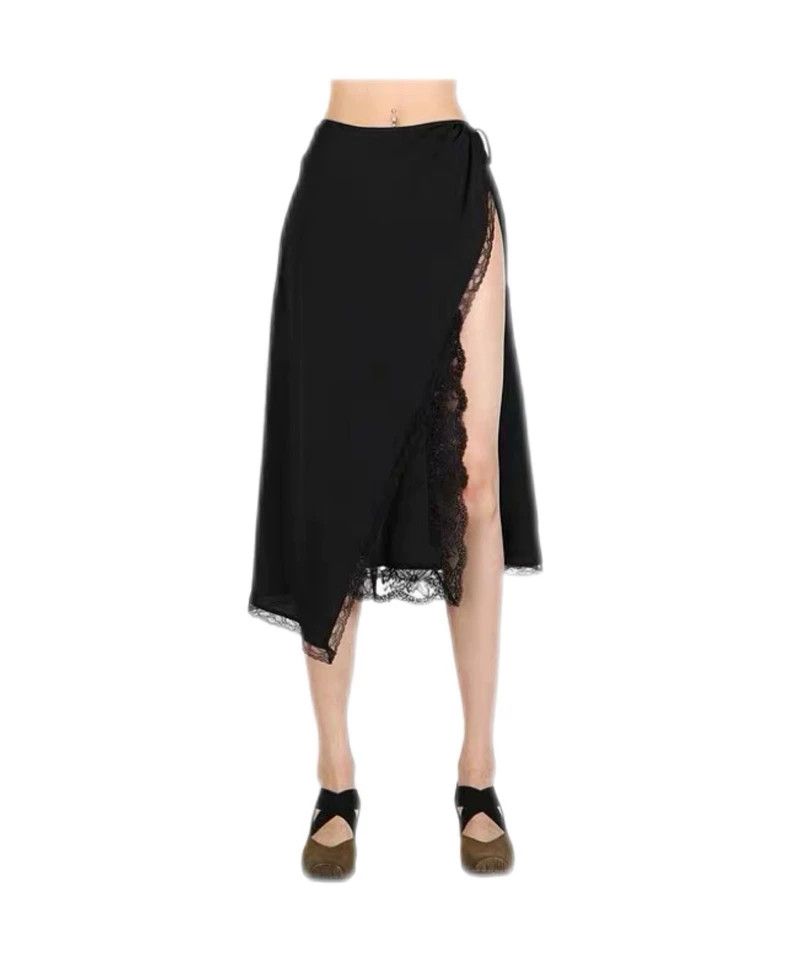 Dries Van Noten DRIES VAN NOTEN size:38 A black women's skirt Size 22" - 2 Thumbnail