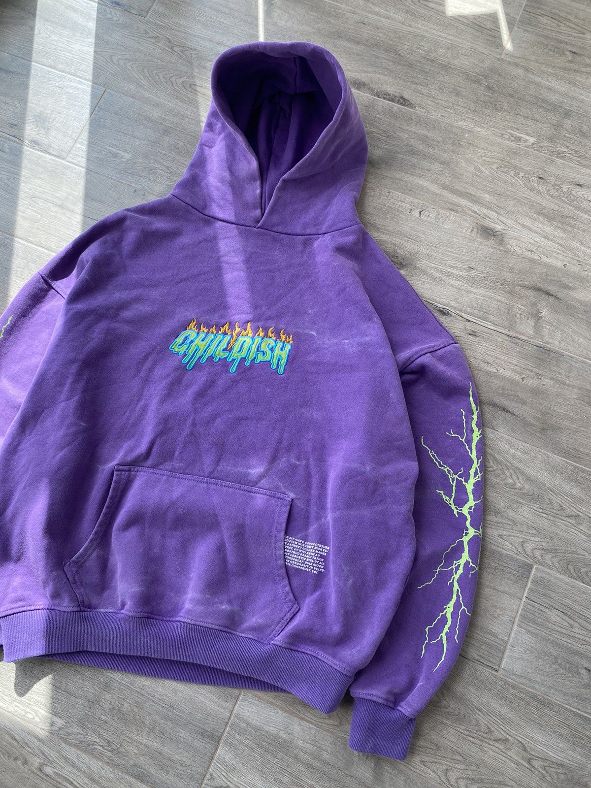 Vintage Childish vintage Distressed Hoodie Size US L / EU 52-54 / 3 - 3 Thumbnail