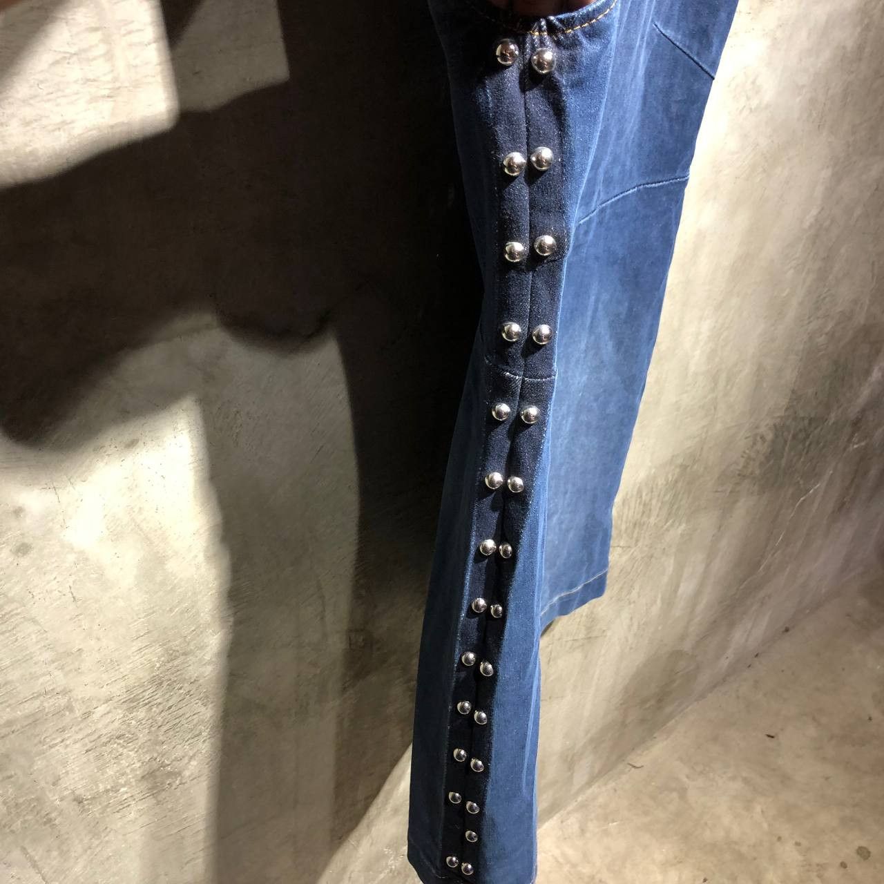 Alexander McQueen Alexander McQueen Studded Denim Dress Size S / US 4 / IT 40 - 5 Thumbnail