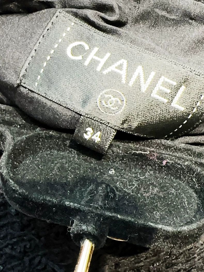 Chanel Chanel 21S black two-pocket full-sequin skirt fishtail ski Size 42" / US 20 - 4 Thumbnail