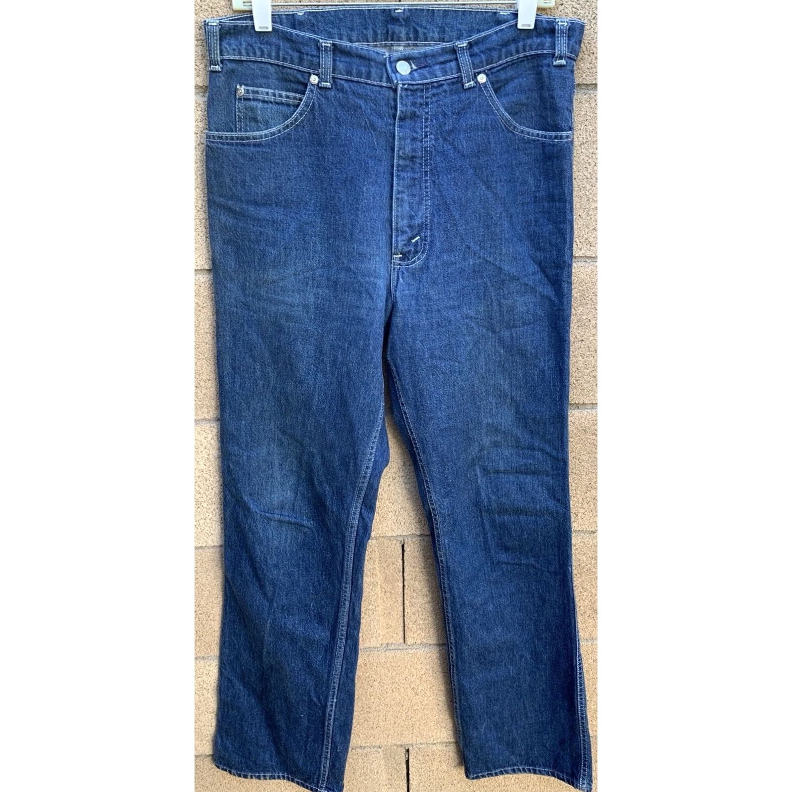 Levi's VINTAGE Levi’s Jeans 34 Regular 34 Inseam Blue Denim 5-Pocket Hippie Groovy 70s 80s Mens Jeans Size US 34 / EU 50 - 7 Thumbnail