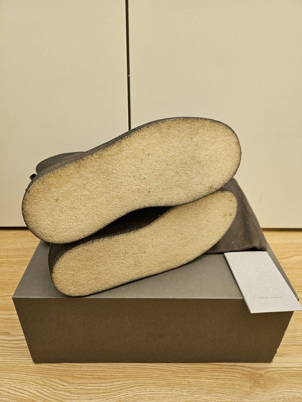 Rick Owens *New* Bozo Army Crepe Sole Boots Size US 7 / EU 40 - 4 Thumbnail