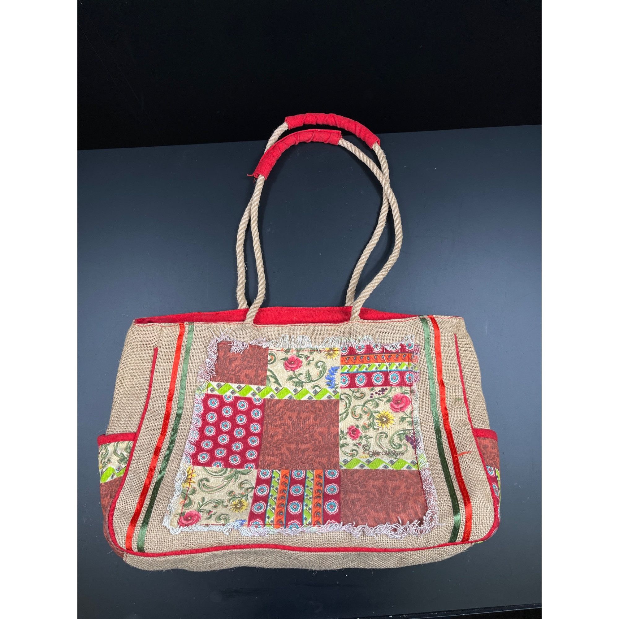 Designer Kate McRostie SKU 7757 HoBo Patchwork Tote Bag purse Size ONE SIZE - 1 Thumbnail