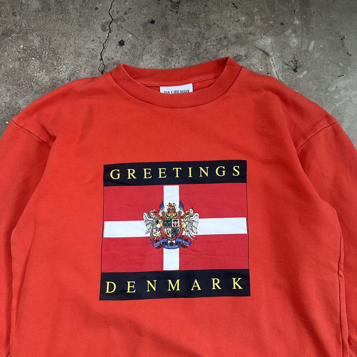 Han Kjobenhavn Han Kjobenhavn city logo faded sweatshirt Size US M / EU 48-50 / 2 - 4 Thumbnail
