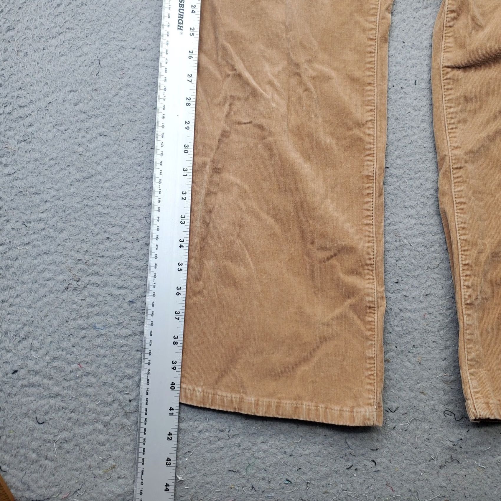 Talbots Talbots Womens 18L Corduroy Pants Brown Pockets Curvy Stretch Straight Leg Casual Pants Mens? Size 40" / US 18 - 3 Thumbnail
