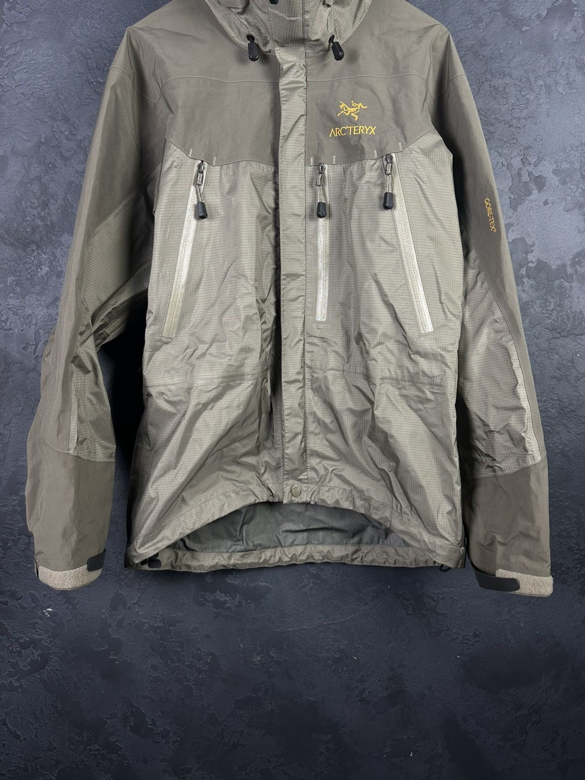 Arc'teryx × Vintage Arcteryx 1999 Kappa Golden Logo 'Stone' GoreTex Jacket Rare! Size US L / EU 52-54 / 3 - 5 Thumbnail