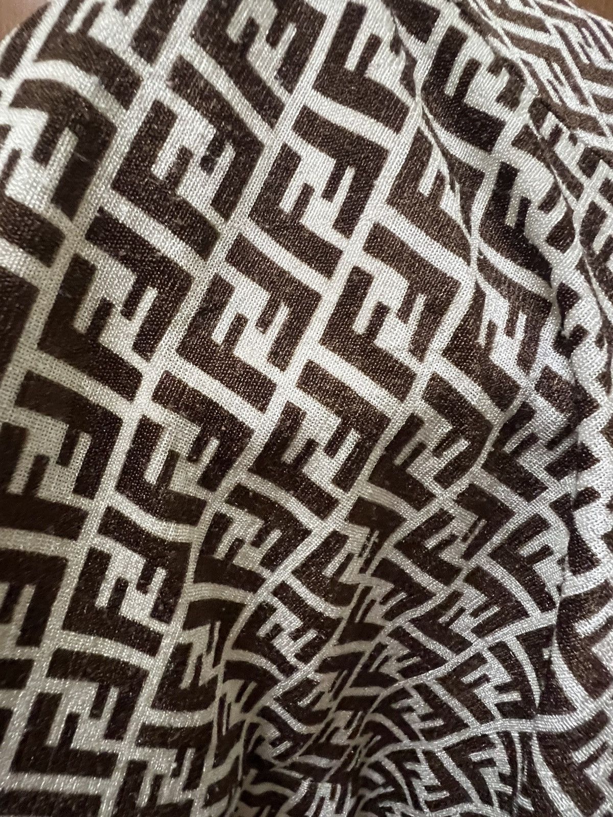 Fendi Vintage fendi monogram with half zipper long sleeve shirt Size M / US 6-8 / IT 42-44 - 16 Thumbnail