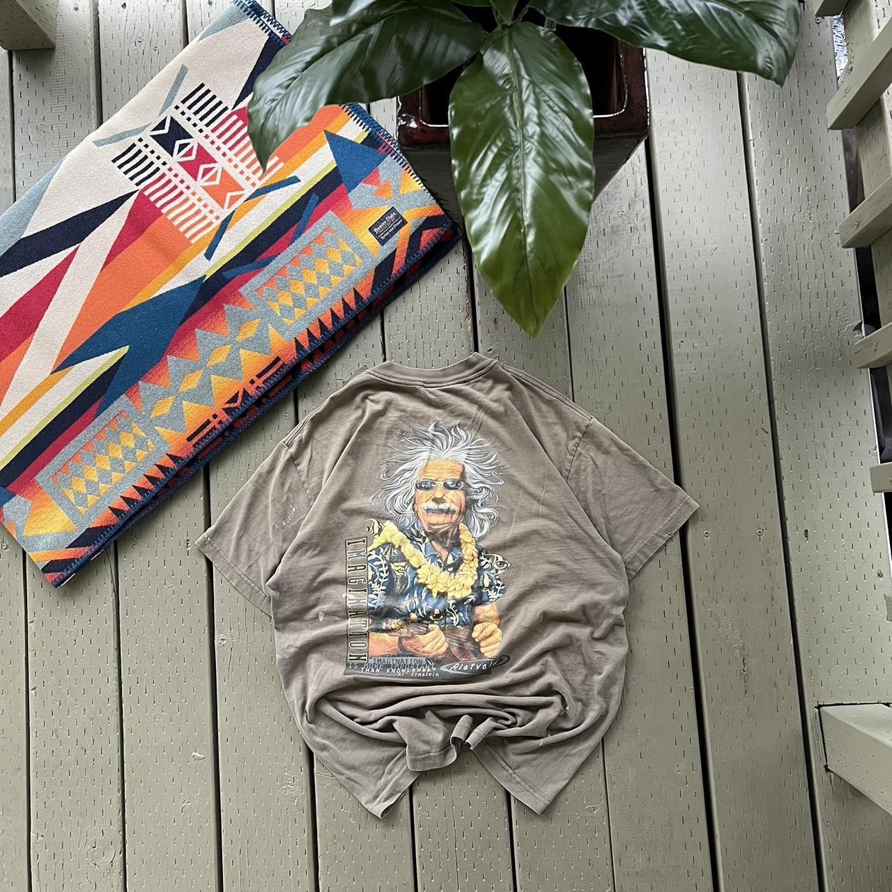 Vintage Vintage Albert Einstein Poipu Kauai Surf Shirt Reitveld Size US L / EU 52-54 / 3 - 4 Thumbnail