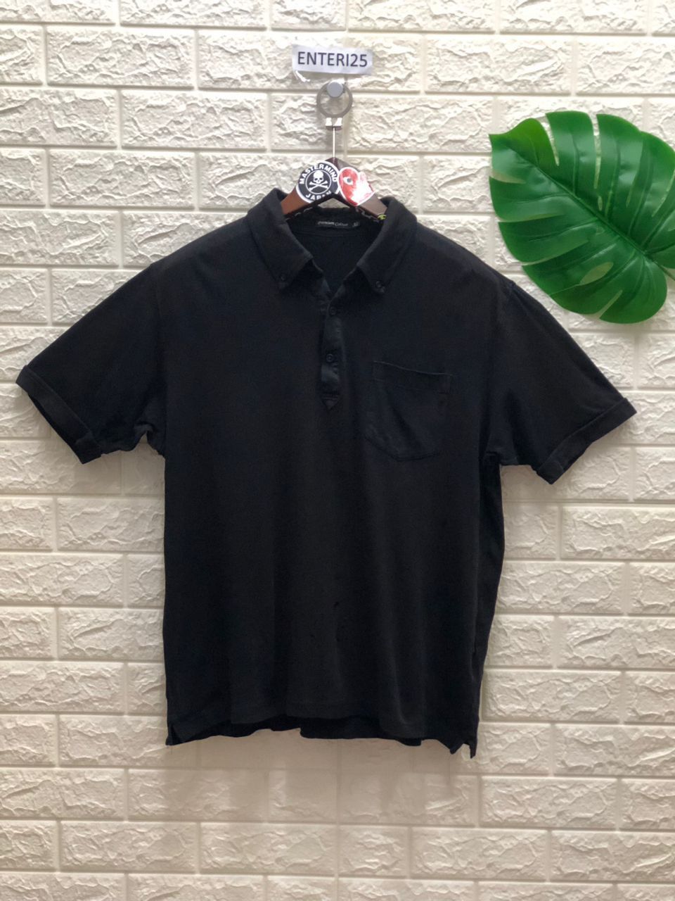 Uniqlo Uniqlo Japanese Brand Uniqlo Premium Cotton polo distress Size US XL / EU 56 / 4 - 1 Thumbnail