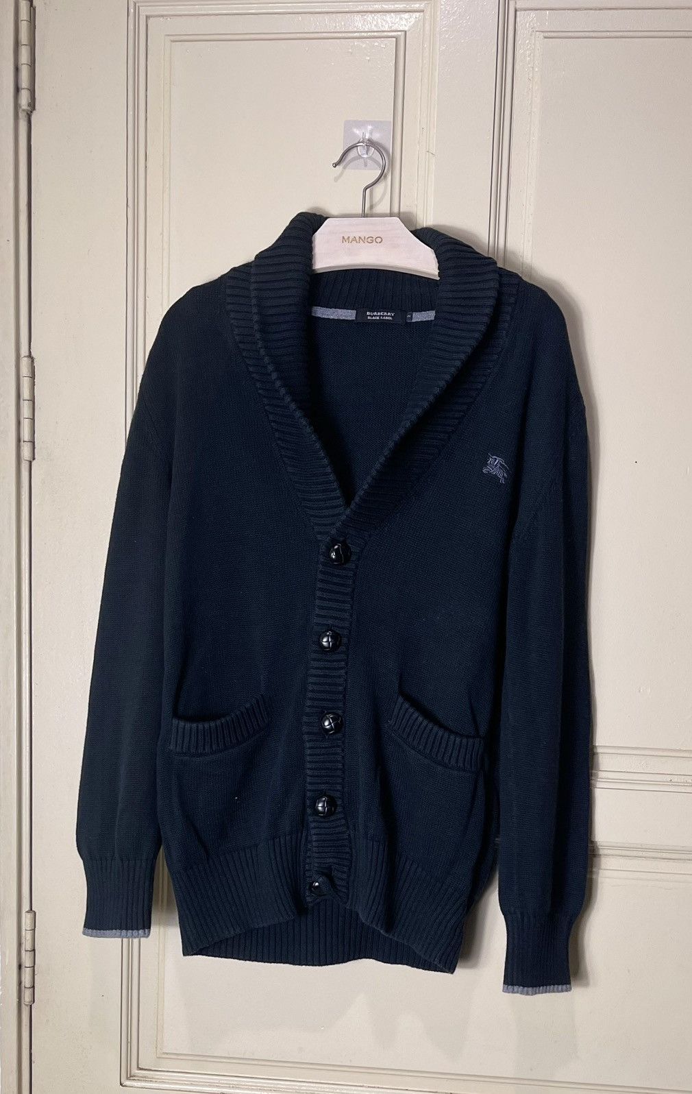 Burberry Burberry Black Label Shawl Collar Cardigan Size US M / EU 48-50 / 2 - 1 Thumbnail