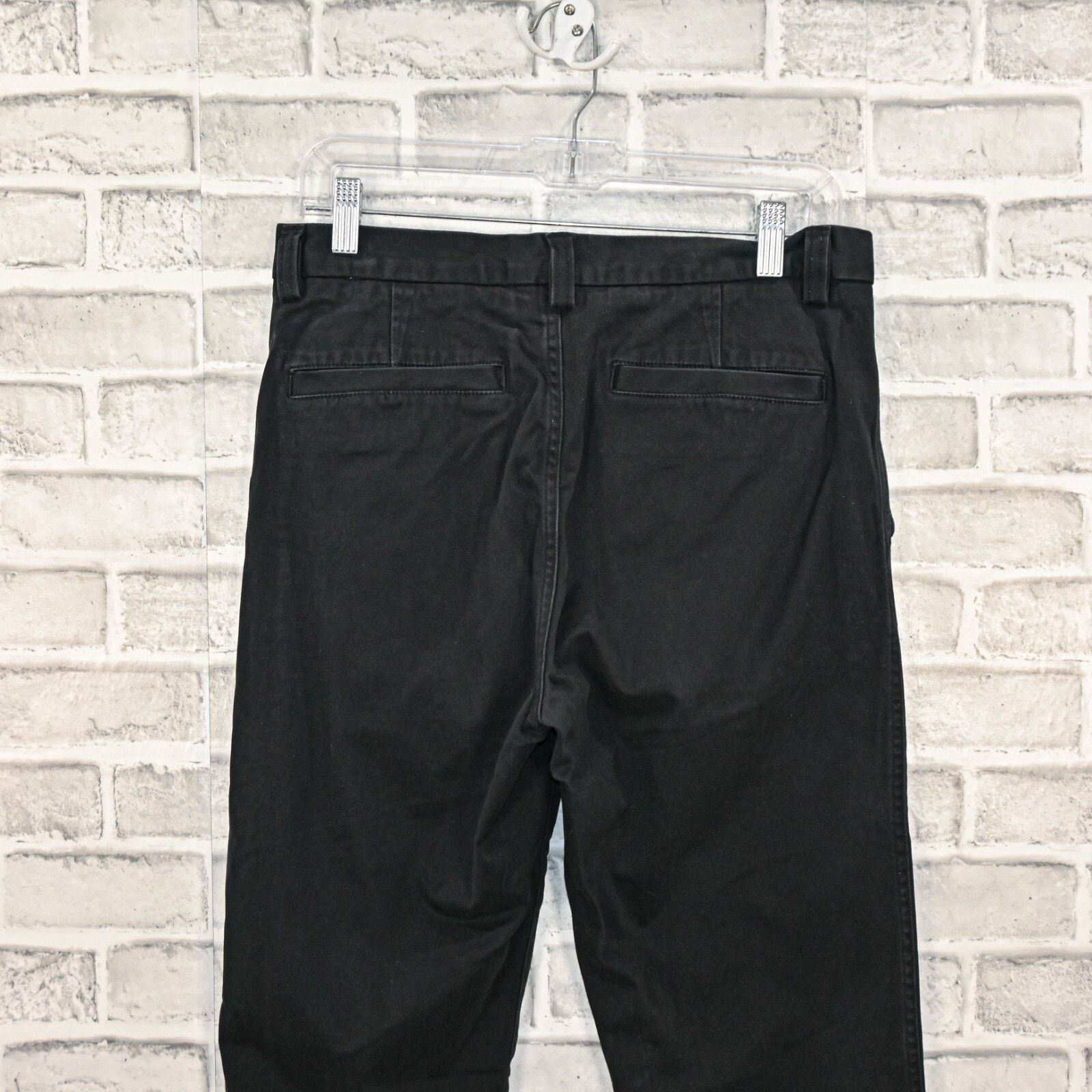 Wings + Horns Wings + Horns Men's black twill Chino Pants button fly Size US 30 / EU 46 - 7 Thumbnail