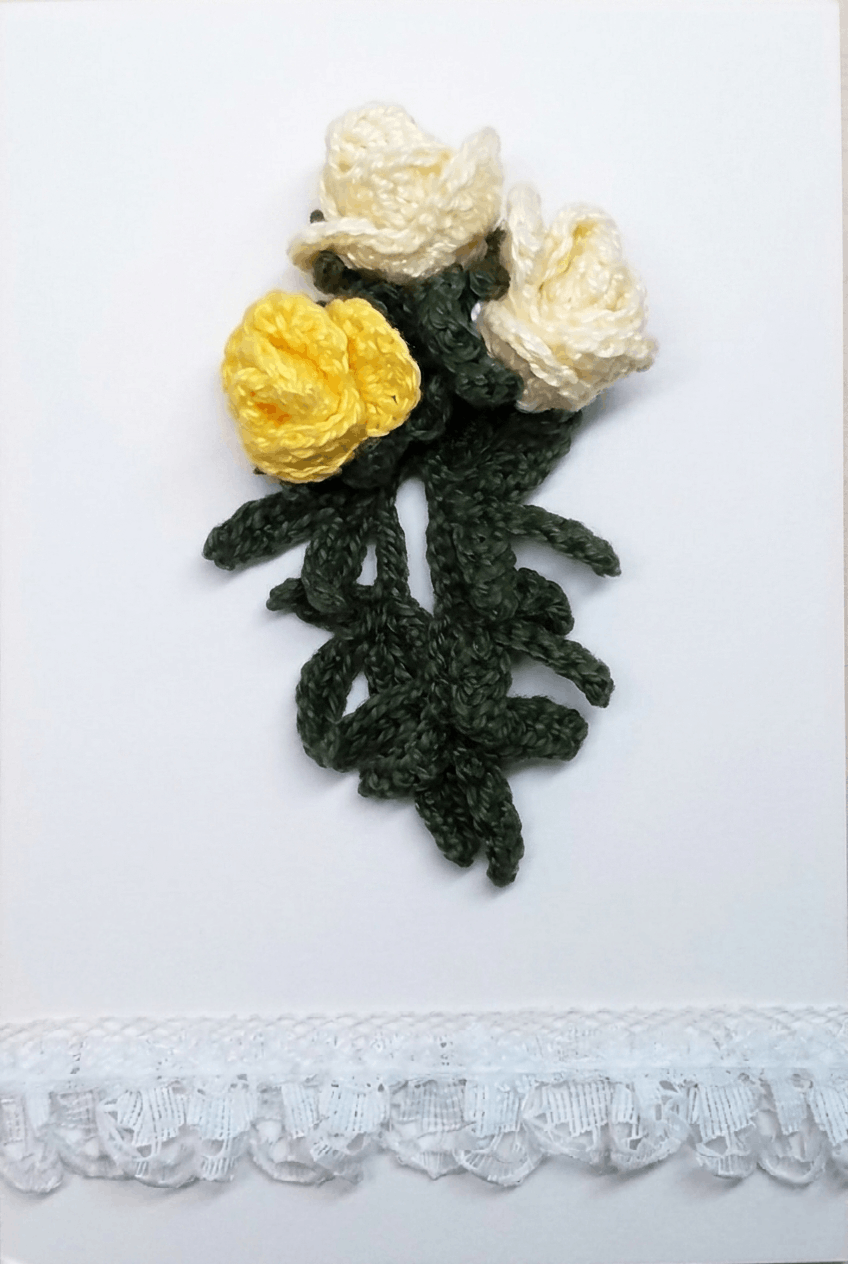 Handmade Rose Corsage Brooch Handmade Magnetic Lapel Pin Size ONE SIZE - 5 Thumbnail