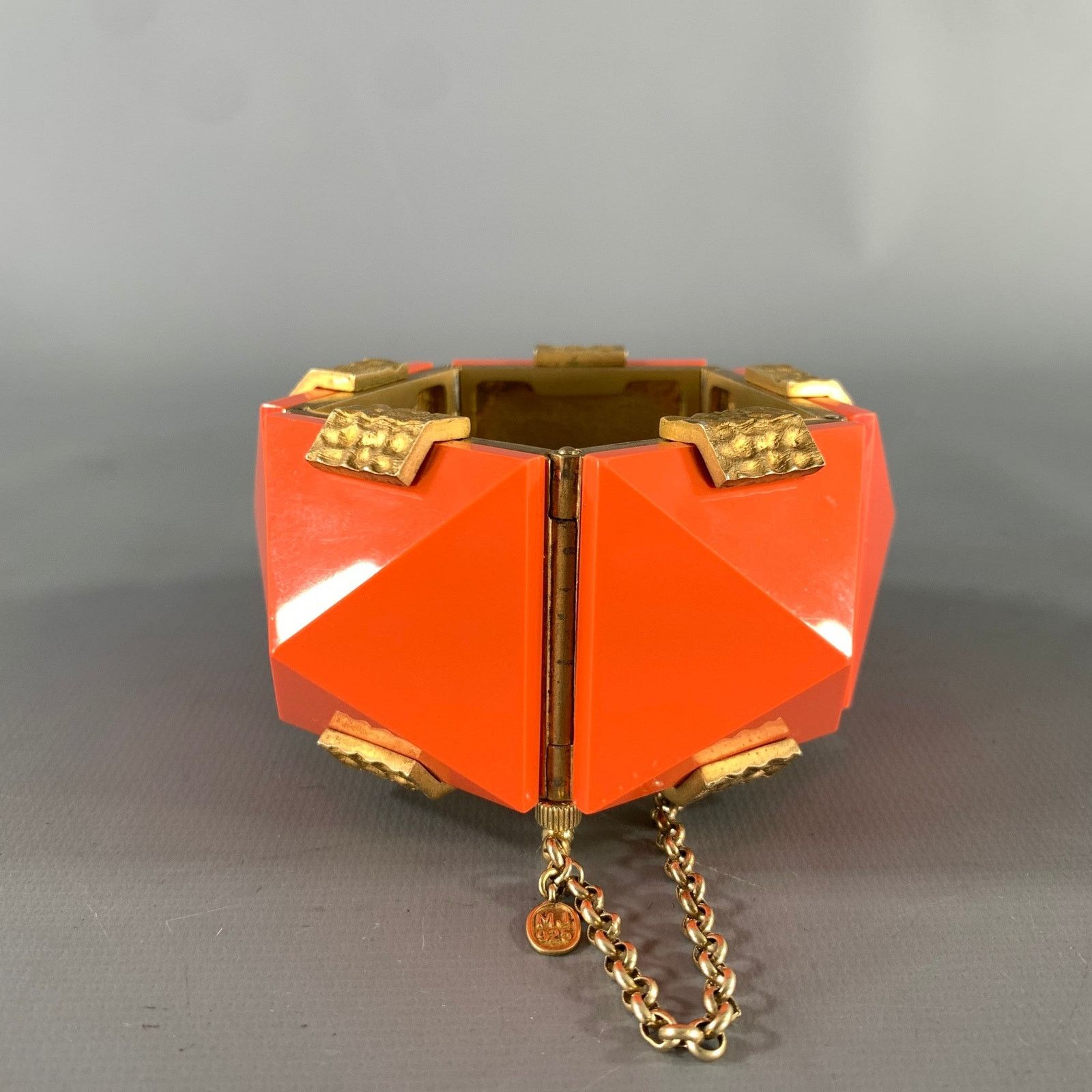 Marc Jacobs MARC JACOBS Orange Gold Sterling Bracelet Size ONE SIZE - 1 Thumbnail