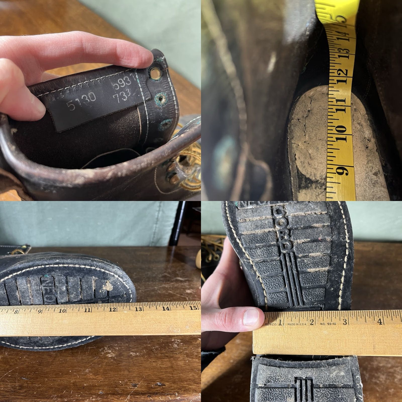 Vintage Vintage Leather Logger Steel Toe Work Boots Mens Size 13 Brown Neoprene Needs Repair Size US 13 / EU 46 - 10 Thumbnail