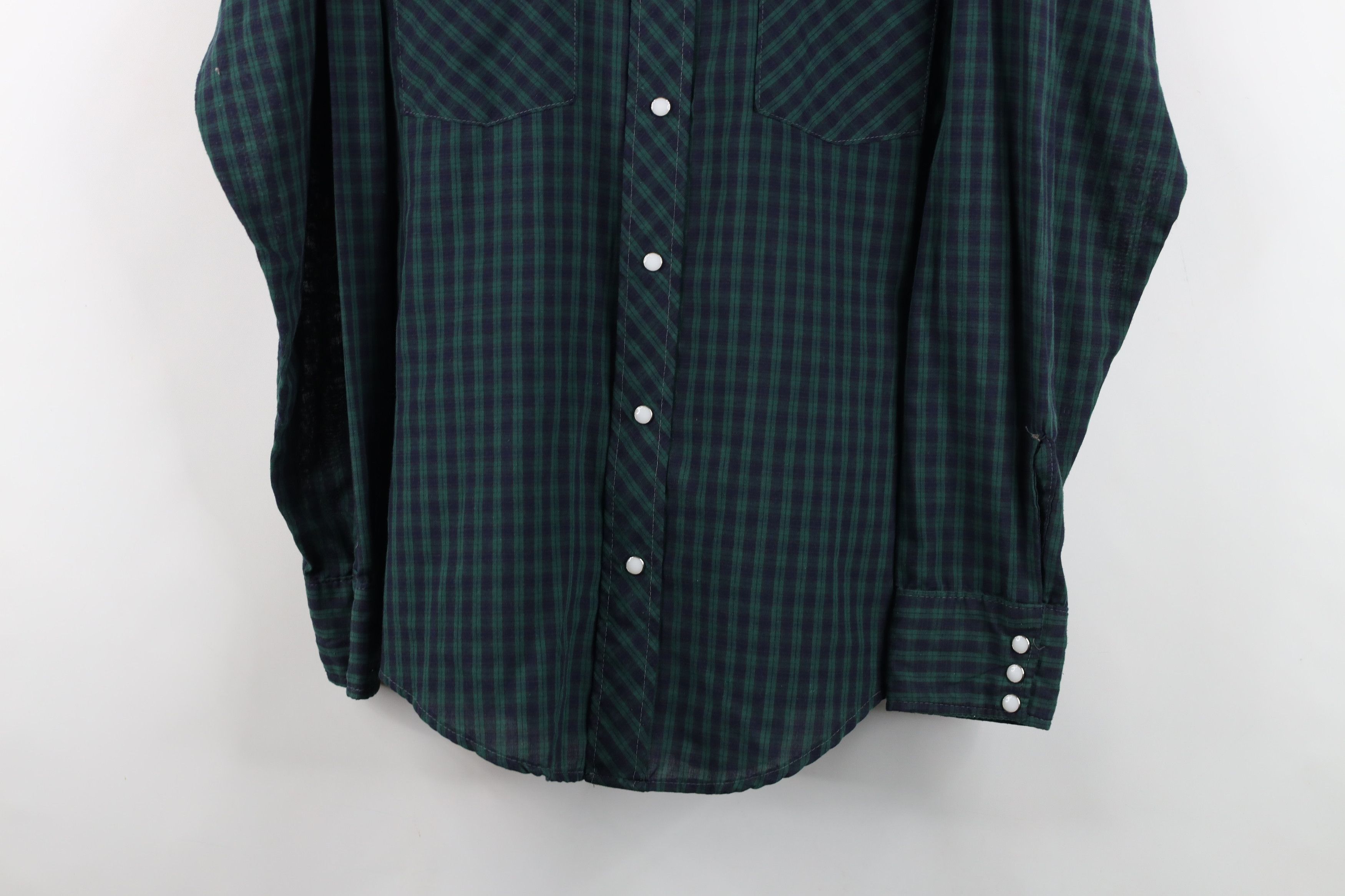 FiveBrother Vintage 70s Five Brother Cowboy Snap Button Shirt USA Size US L / EU 52-54 / 3 - 3 Thumbnail