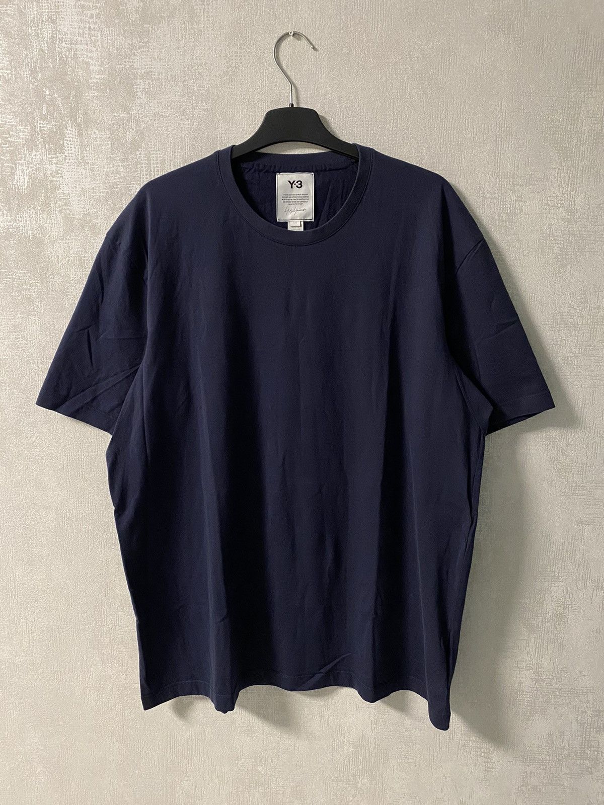 Yohji Yamamoto 🔥ADIDAS YOHJI YAMAMOTO Y-3 T-SHIRT NAVY Size US L / EU 52-54 / 3 - 3 Thumbnail