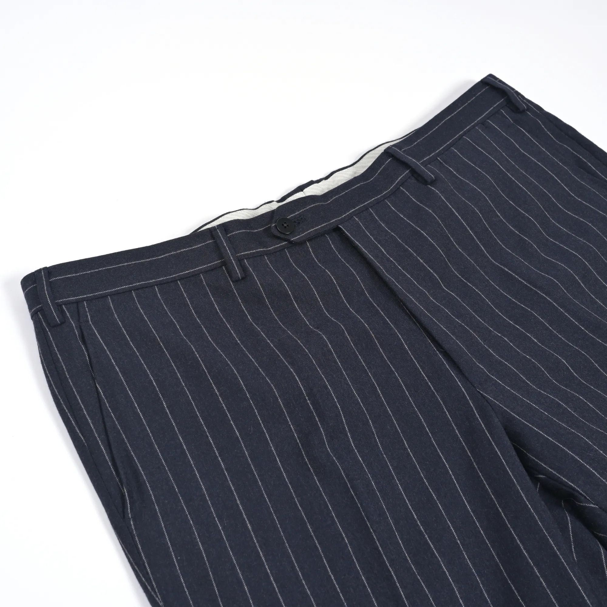 Cifonelli CIFONELLI navy chalk-stripe flannel suit (54 EU) Size 54R - 12 Thumbnail