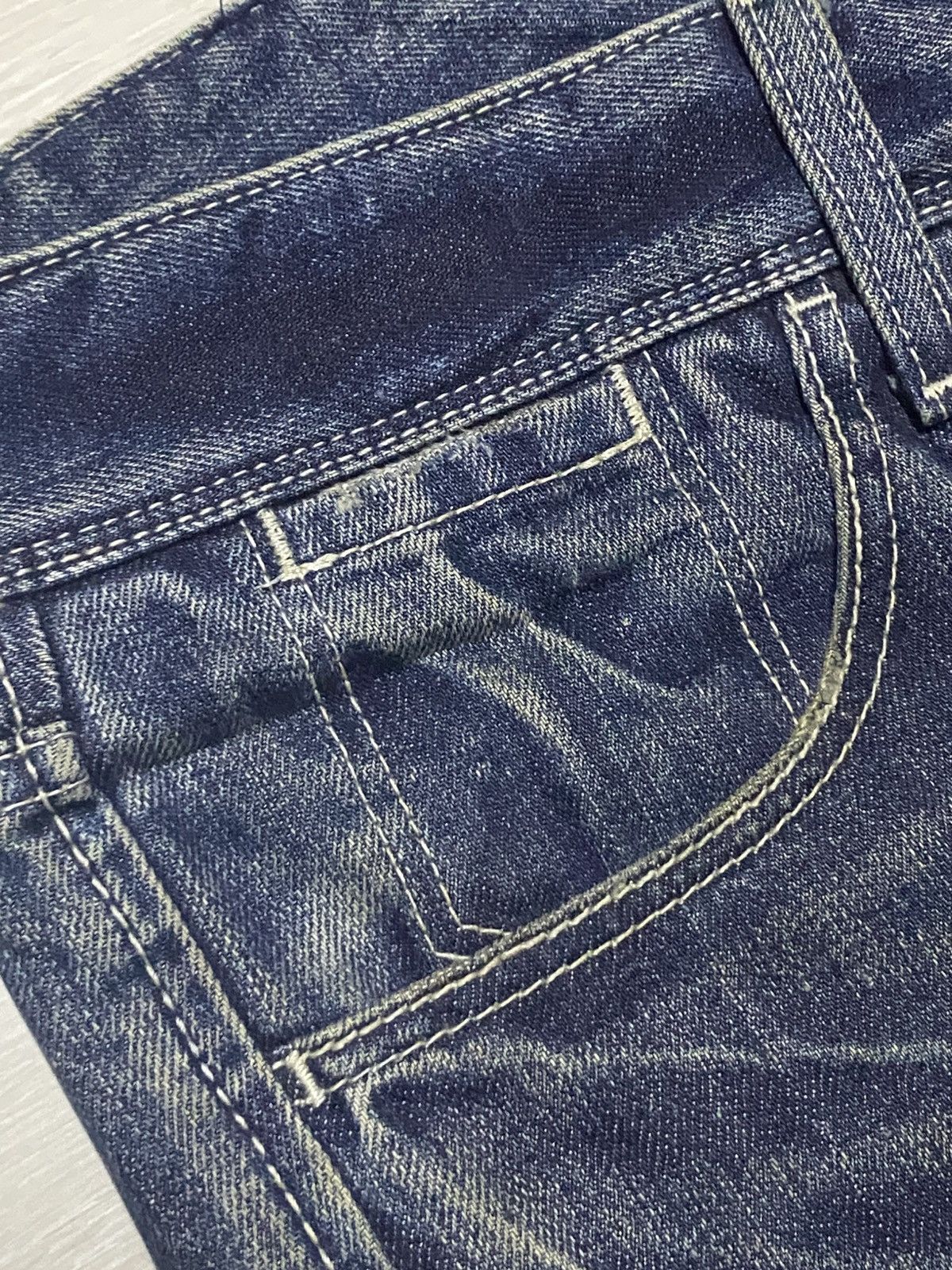 Murder License Vintage Murder License Paint Splatter Distressed Slim Jeans Size US 36 / EU 52 - 13 Thumbnail