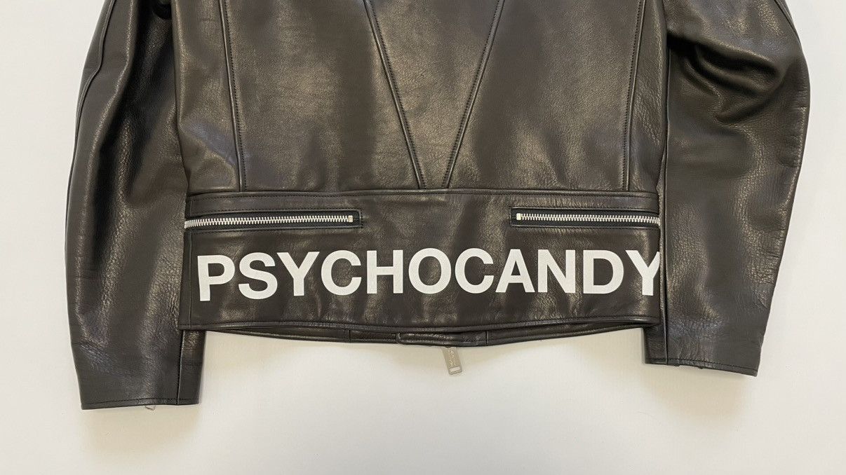 Undercover JAMC ‘Psycho Candy’ Print Leather Biker Jacket Size US S / EU 44-46 / 1 - 22 Thumbnail