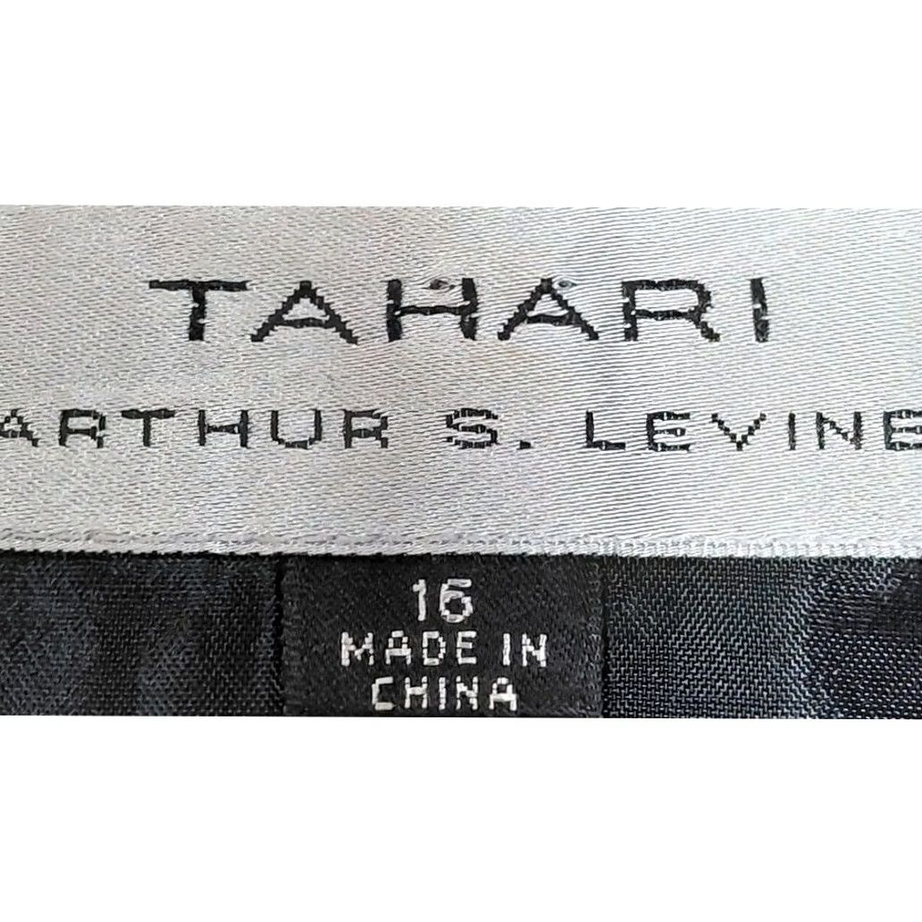 Vintage TAHARI ARTHUR S. LEVINE Blazer Navy Women's Size 16 Size XXL / US 16-18 / IT 52-54 - 5 Thumbnail