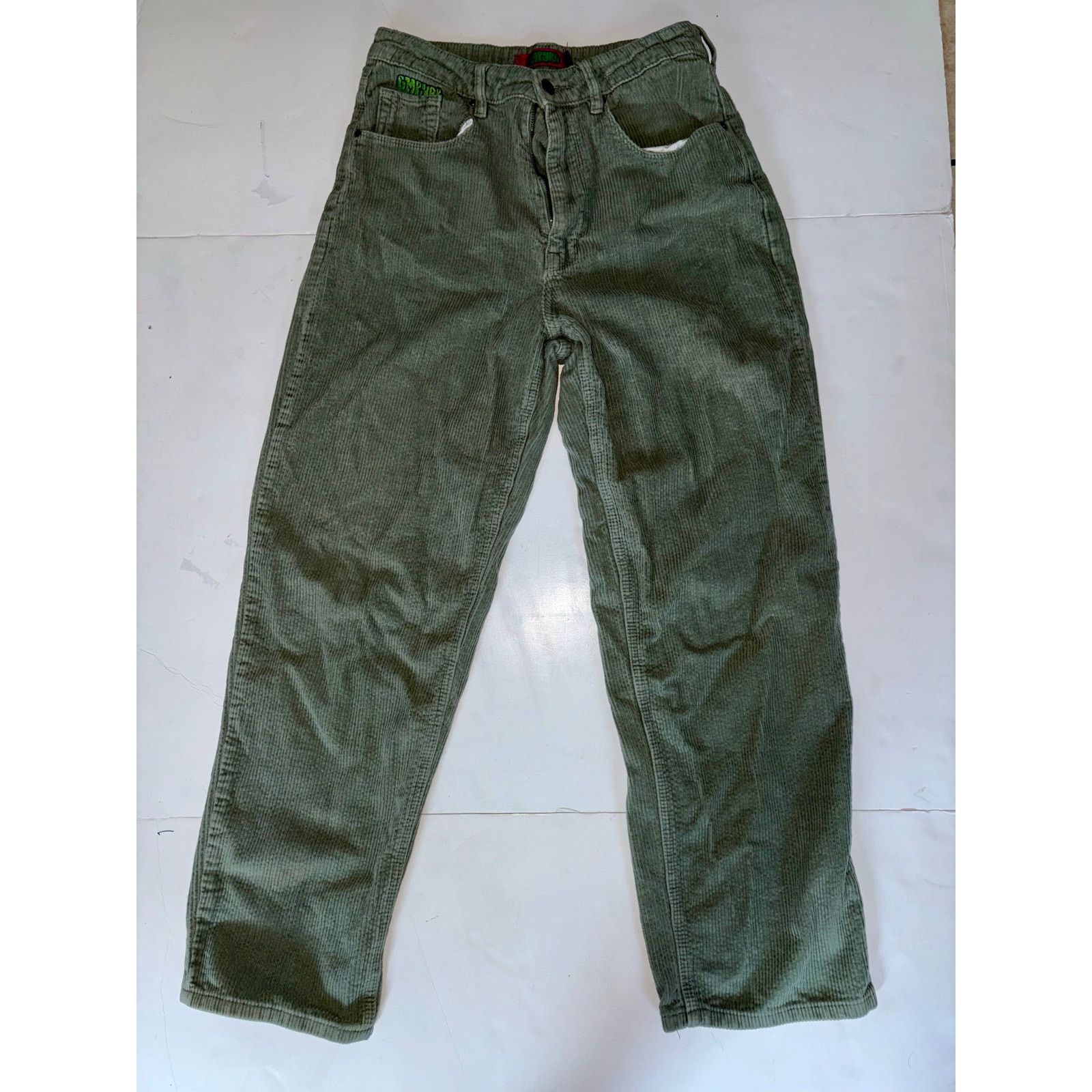 Empyre Empyre Tori Pants Corduroy women’s 8 green Size 30" / US 8 / IT 44 - 1 Thumbnail