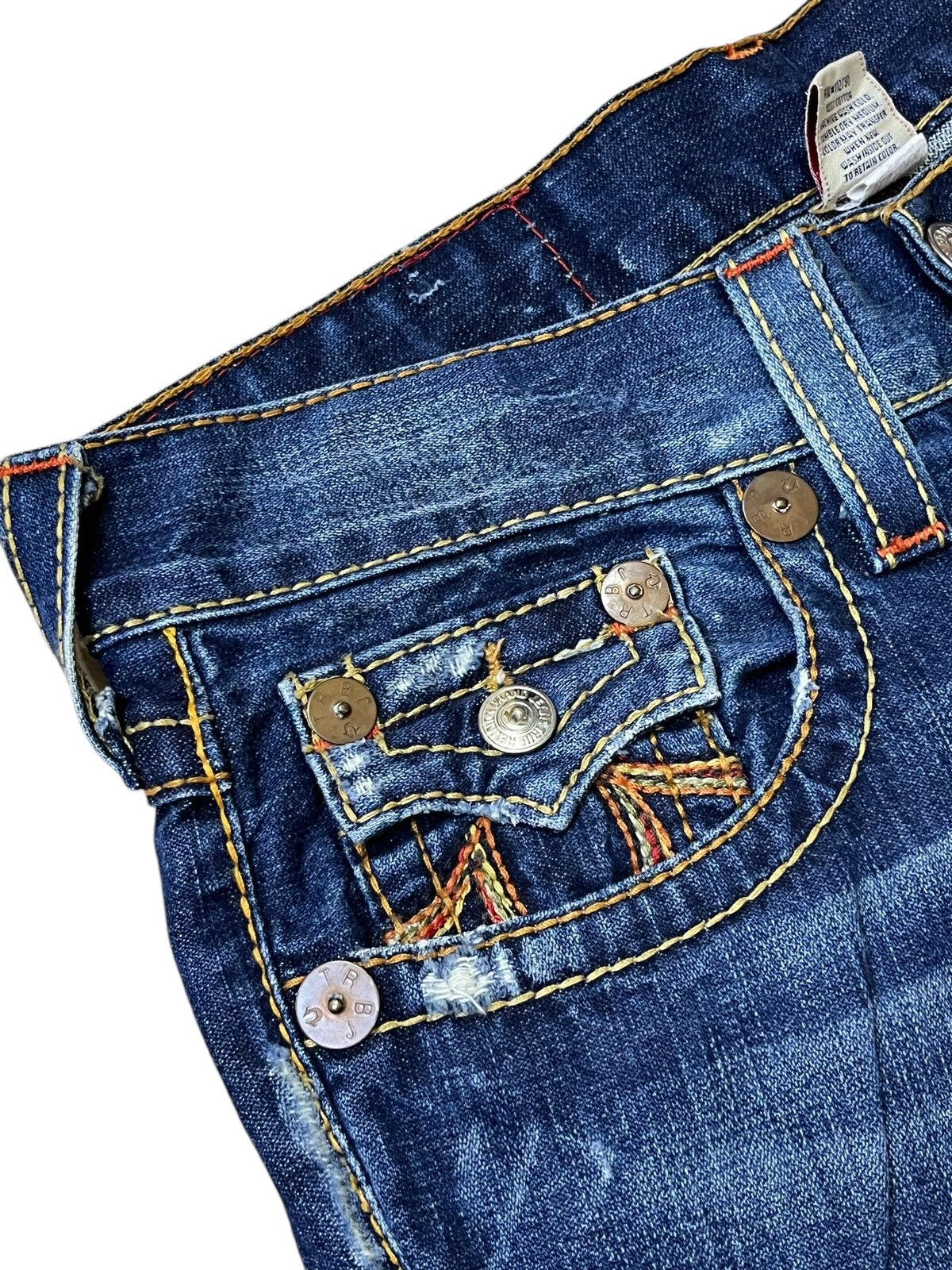 True Religion 🔥FLARE🔥TRUE RELIGION JOEY BIG T FLARED JEANS Size US 34 / EU 50 - 6 Thumbnail