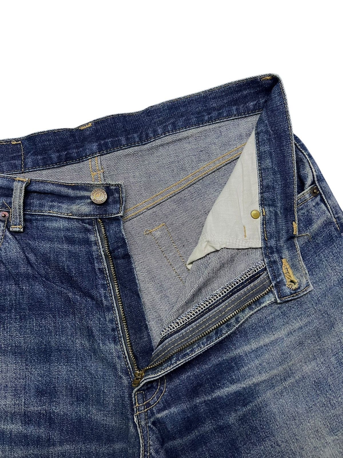 Japanese Brand Vintage GL Heart Japan - Faded Wash Jeans Size US 33 - 10 Thumbnail