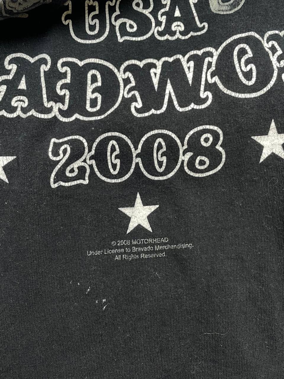 Vintage Motorhead Roadwork Tour Shirt RARE Band Tee Faded Black Size US XXL / EU 58 / 5 - 6 Thumbnail