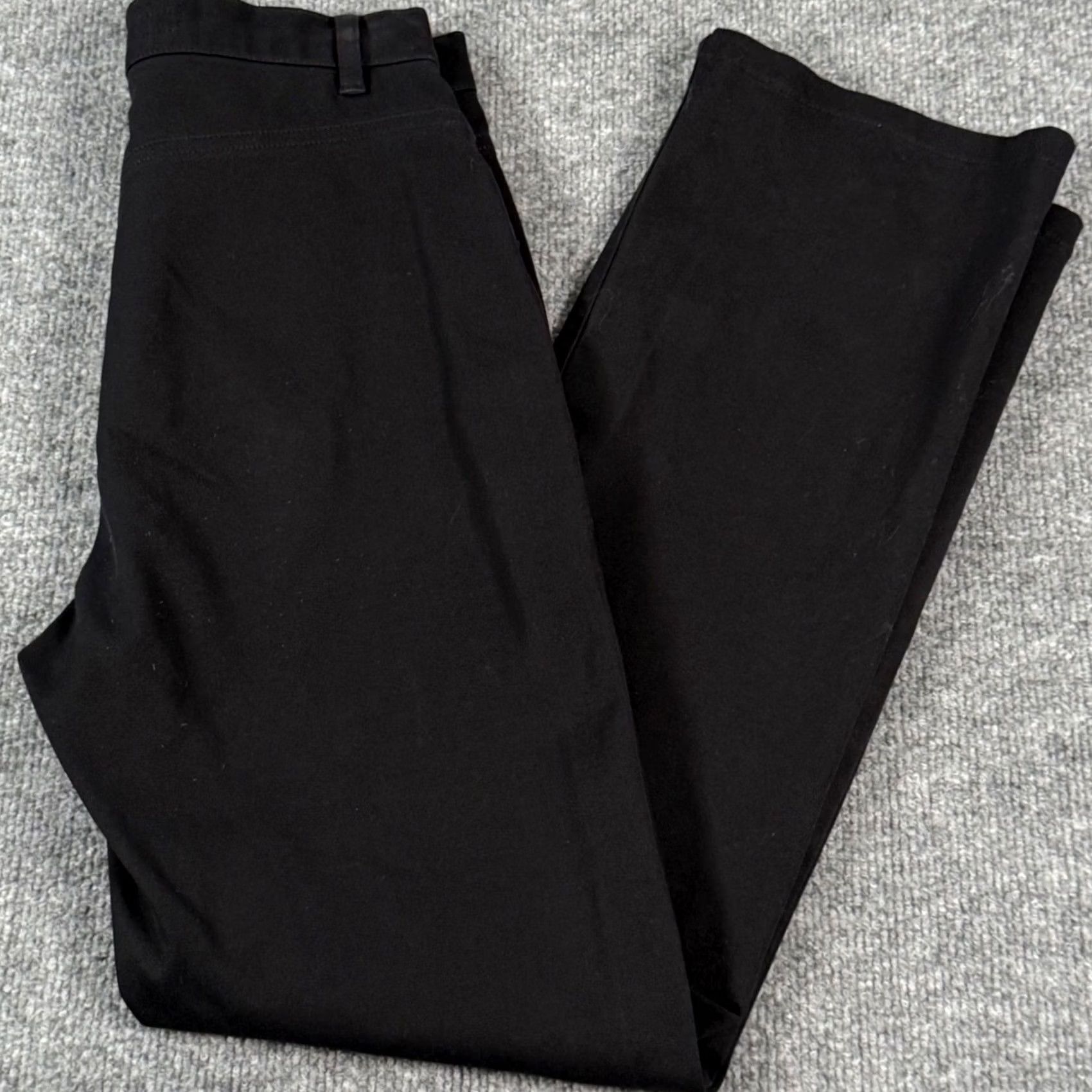 Escada Escada Sport Black Linda Wide Leg Trousers Pants Made in Italy 26X29 Minimalist Size 26" / US 2 / IT 38 - 2 Thumbnail