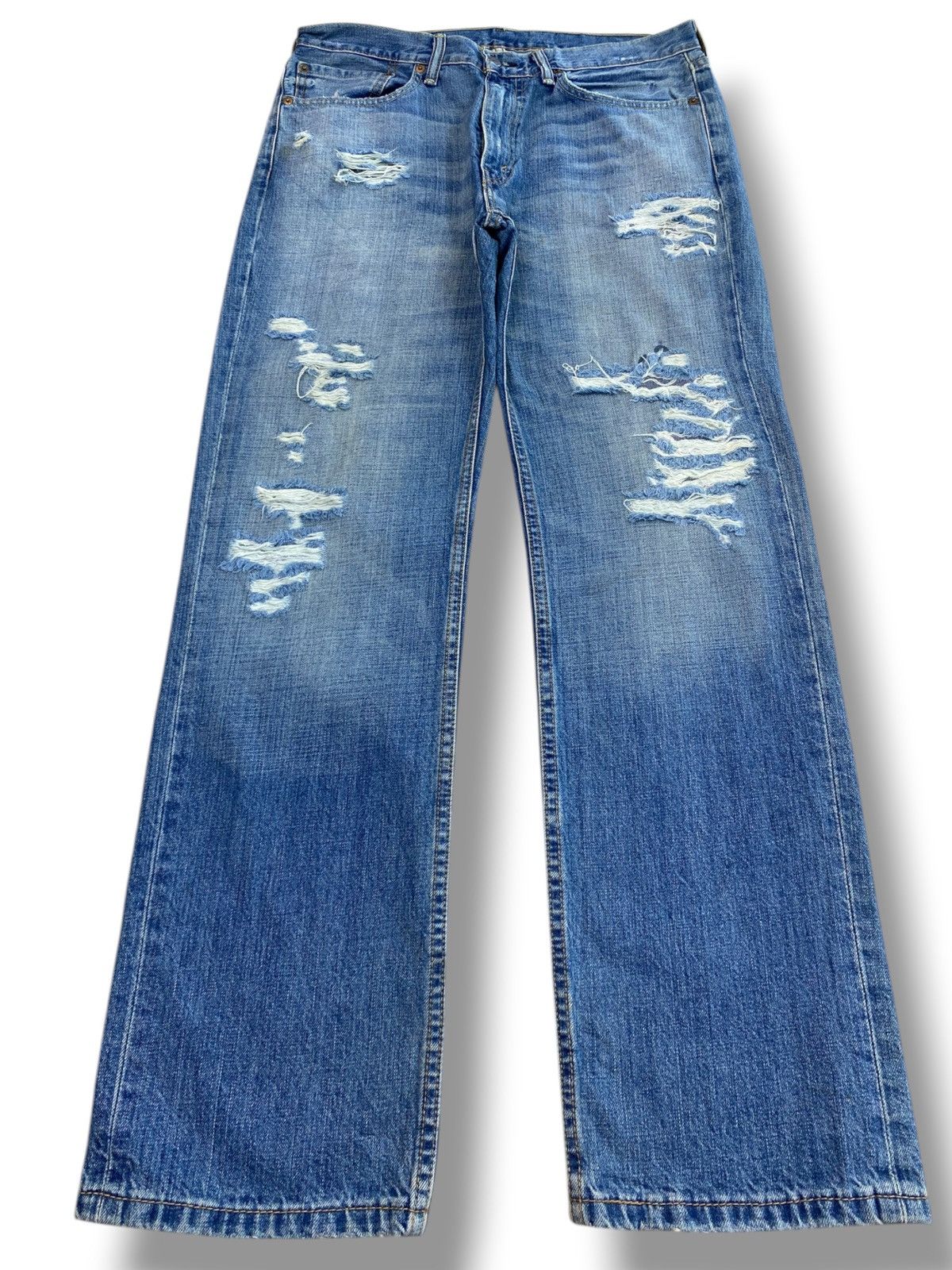 Levi's Levi’s Vintage Acid Wash Style Distressed Jeans Size US 34 / EU 50 - 1 Thumbnail