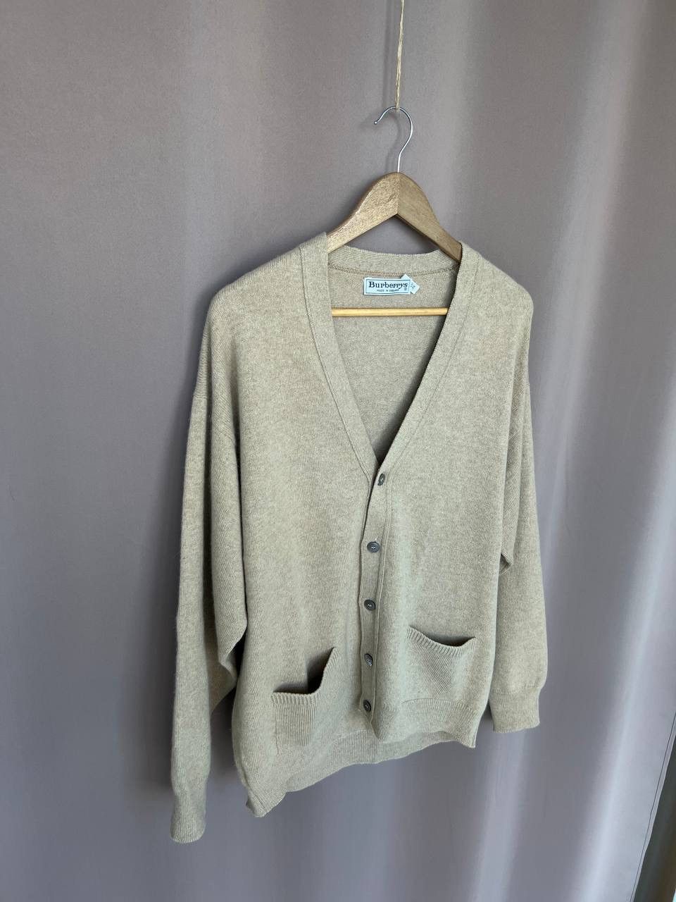 Burberry Burberrys Wool Knit Cardigan Men Size 54 L Sweater England Size US L / EU 52-54 / 3 - 5 Thumbnail