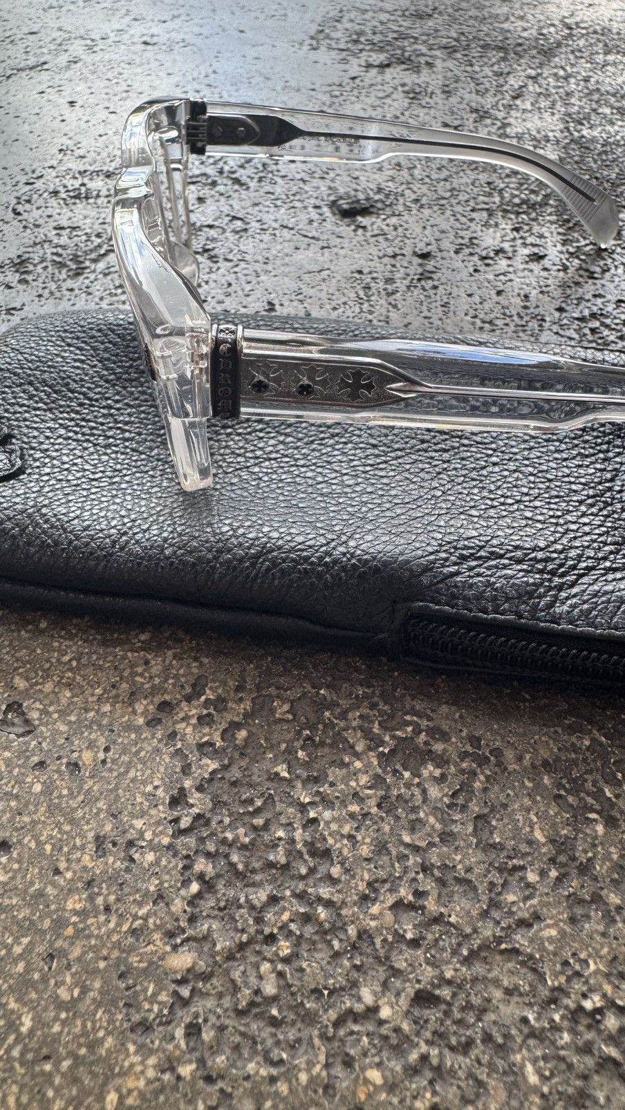 Chrome Hearts CHROME HEARTS 'DICK FITZENER' CRYSTAL GLASSES Size ONE SIZE - 3 Thumbnail