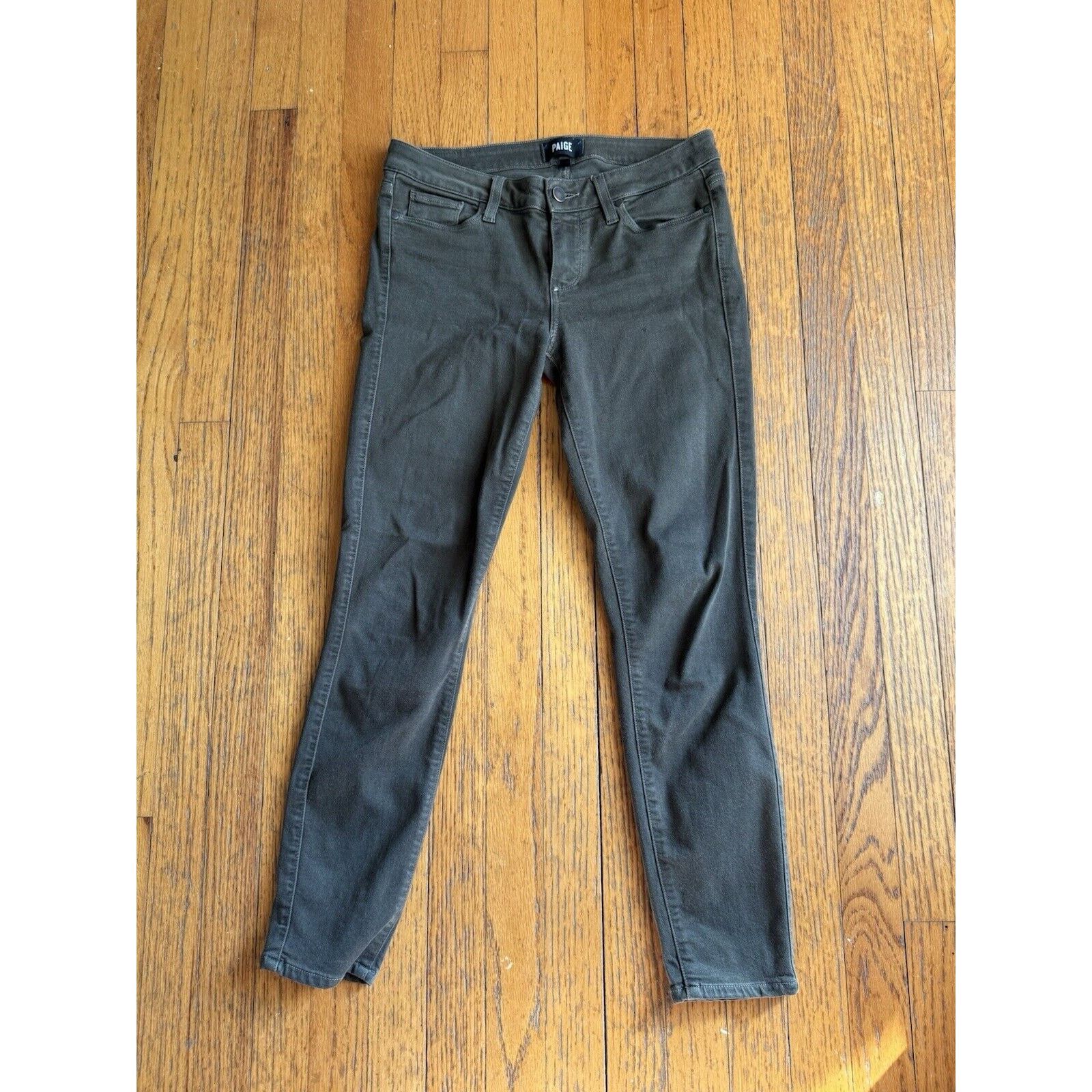 Paige Paige Womens Vintage Deep Juniper Ankle Jeans Size 28 Size 28" / US 6 / IT 42 - 3 Thumbnail