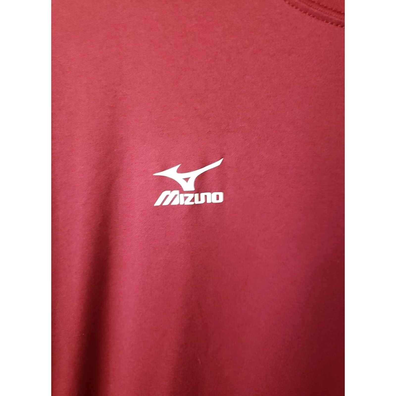 Mizuno Mizuno DryLite Men XL Red Long Sleeve Crew Neck Performance Shirt Size US XL / EU 56 / 4 - 4 Thumbnail