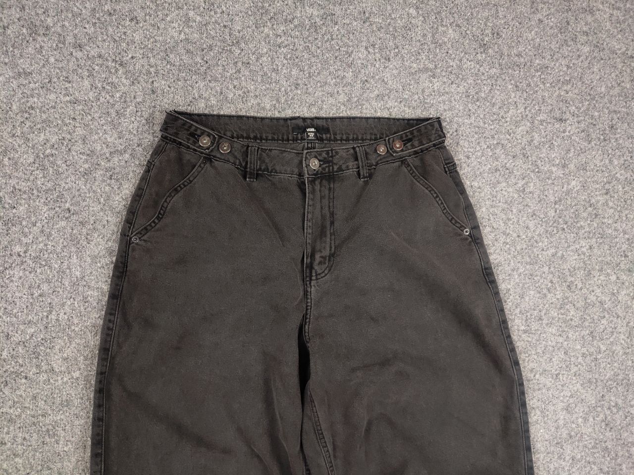 Vans Vans Skate Baggy Dark Grey Denim Jeans Vintage Style Size US 32 / EU 48 - 8 Thumbnail
