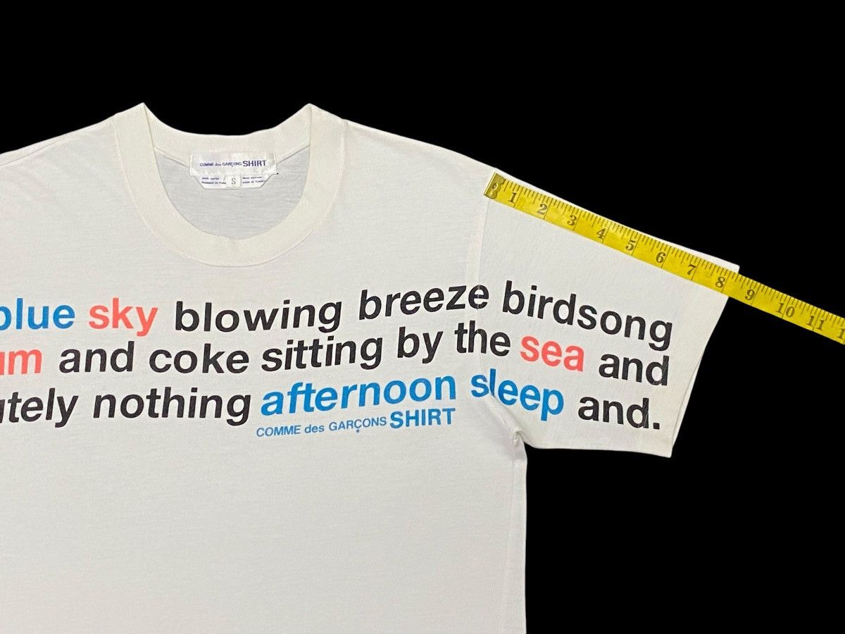 Comme des Garcons Comme Des Garcons S10218 Blue Sky Lettering Shirt Size US S / EU 44-46 / 1 - 15 Thumbnail