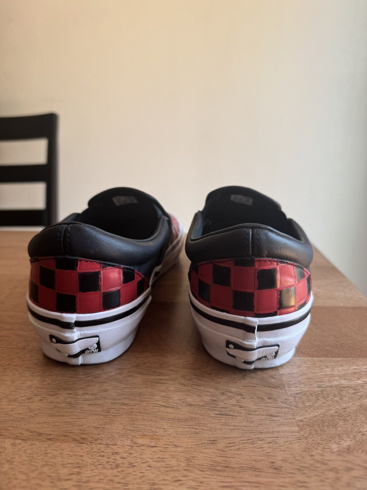 Vans Vans OTW Leather Check Classic Slip On 98 Vibram Size US 8.5 / EU 41-42 - 5 Thumbnail