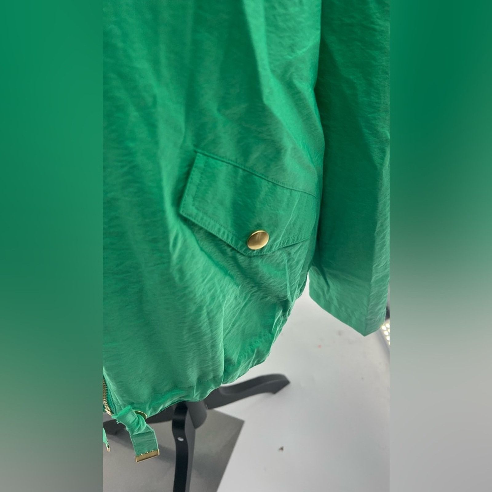 Chicos Chico's Zenergy Green Jacket Size 1 (M) Size M / US 6-8 / IT 42-44 - 3 Thumbnail
