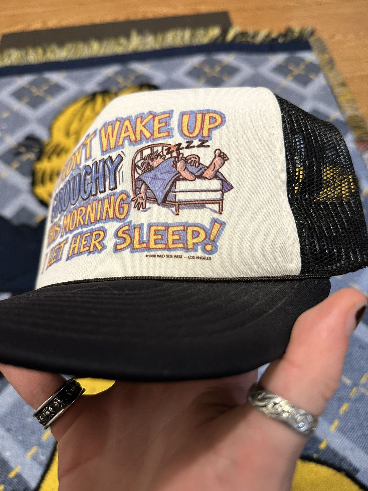 Vintage Vintage 80s Comedy Hat Size ONE SIZE - 2 Thumbnail