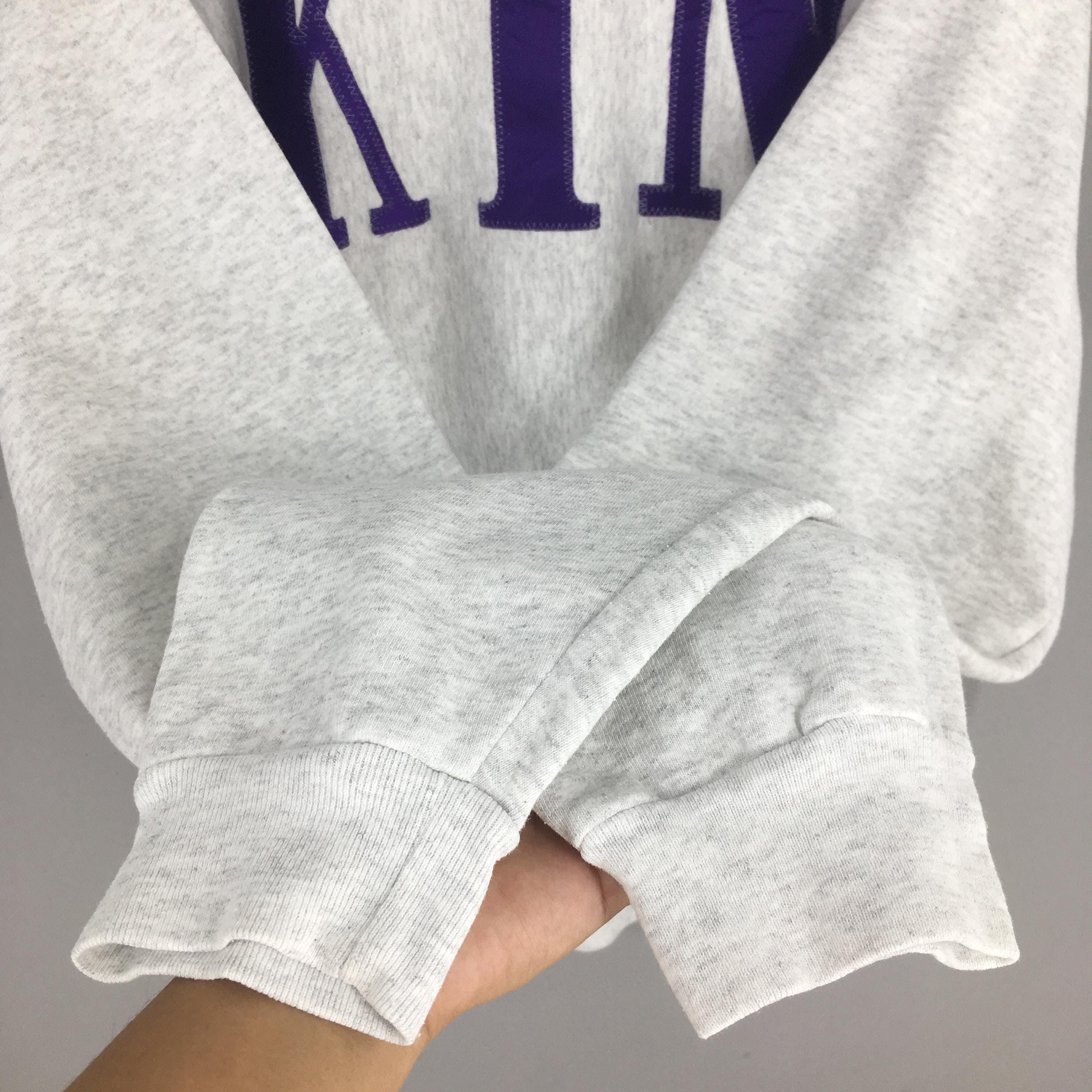 NFL Vintage 90s Minnesota Vikings NFL Sweatshirt 2XLarge Size US XXL / EU 58 / 5 - 4 Thumbnail