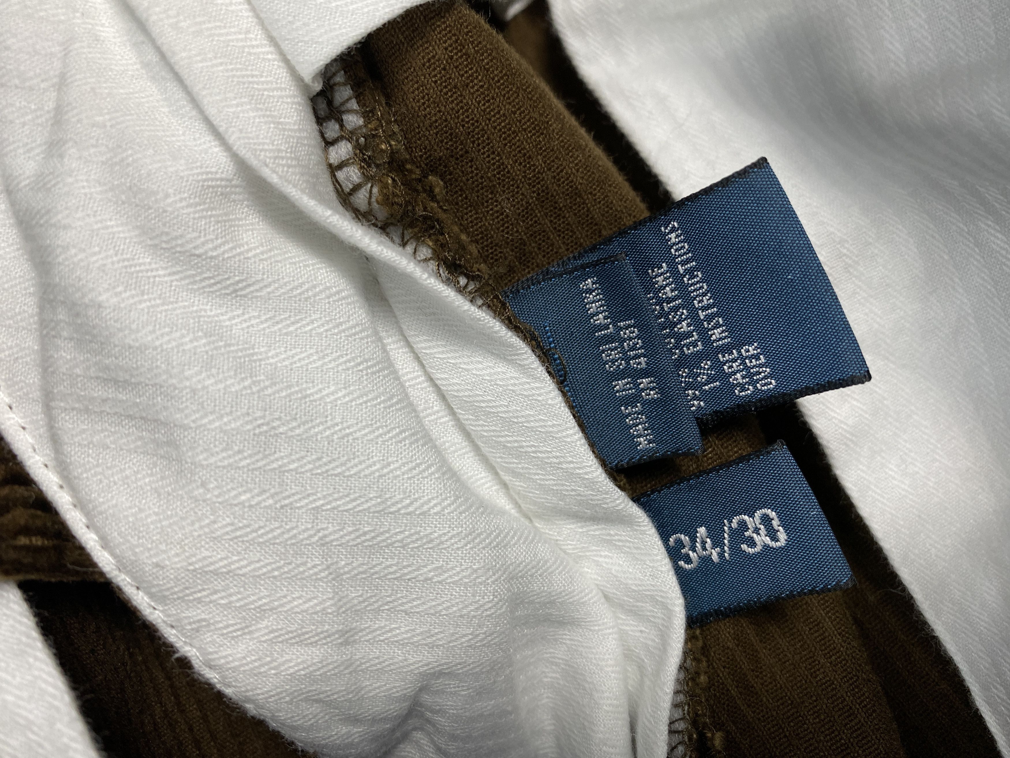 Polo Ralph Lauren × Ralph Lauren × Vintage Polo Ralph Lauren vintage corduroy pants trousers Size US 34 / EU 50 - 7 Thumbnail