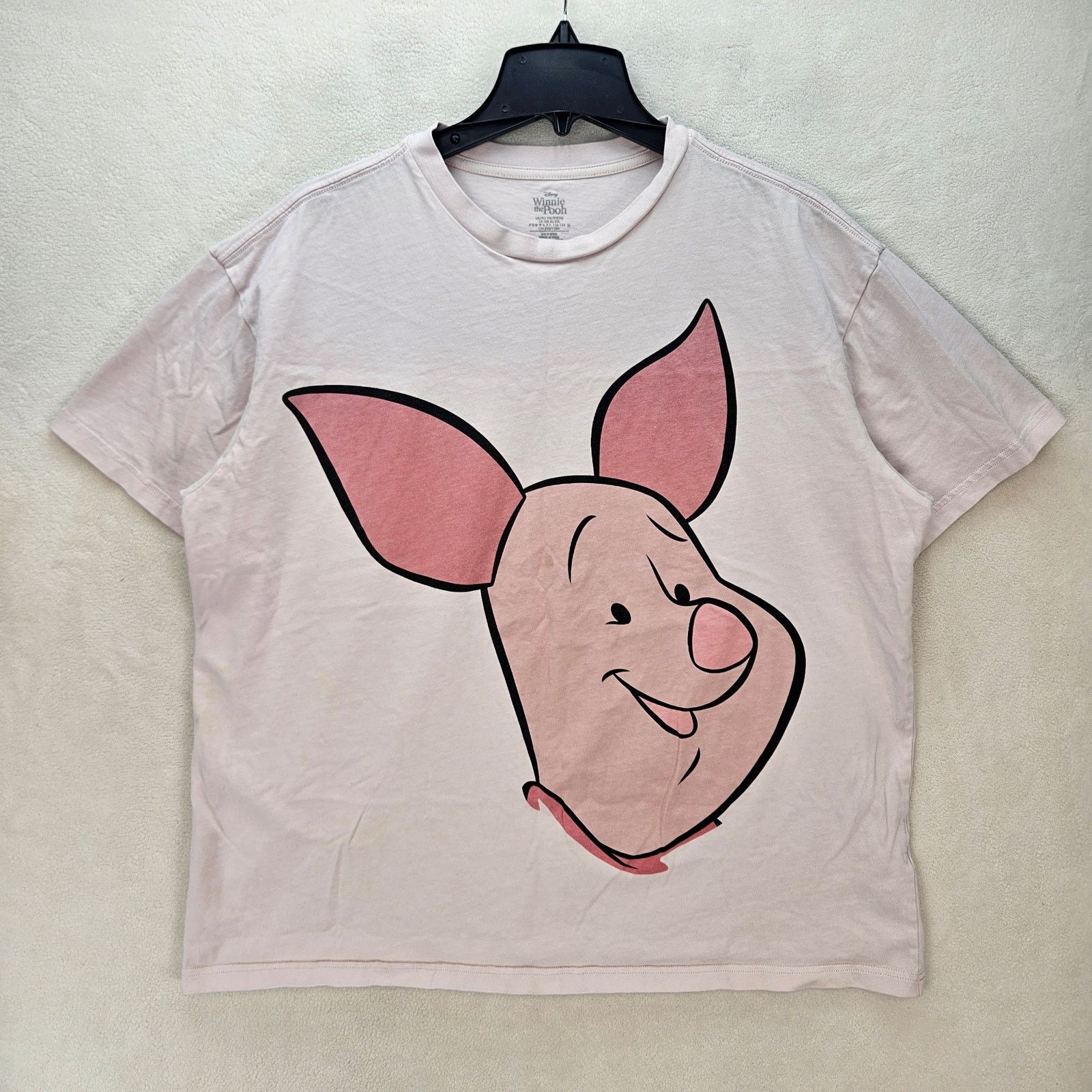 Disney DISNEY X WINNIE THE POOH WOMEN'S XXL PIGLET LIGHT PINK TEE Size XXL / US 16-18 / IT 52-54 - 1 Thumbnail
