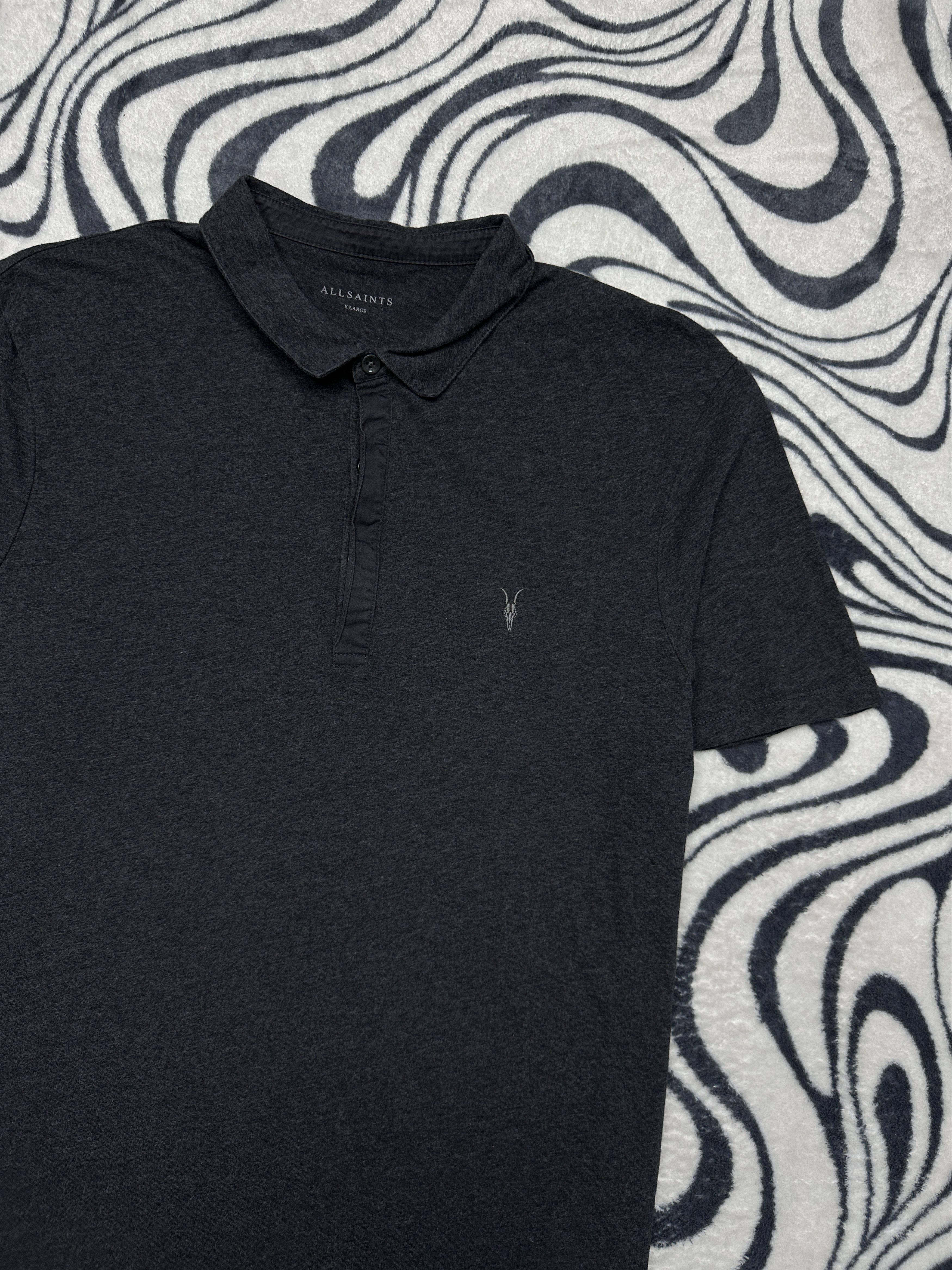 Allsaints AllSaints Mens Brace Polo Shirt Size US XL / EU 56 / 4 - 2 Thumbnail